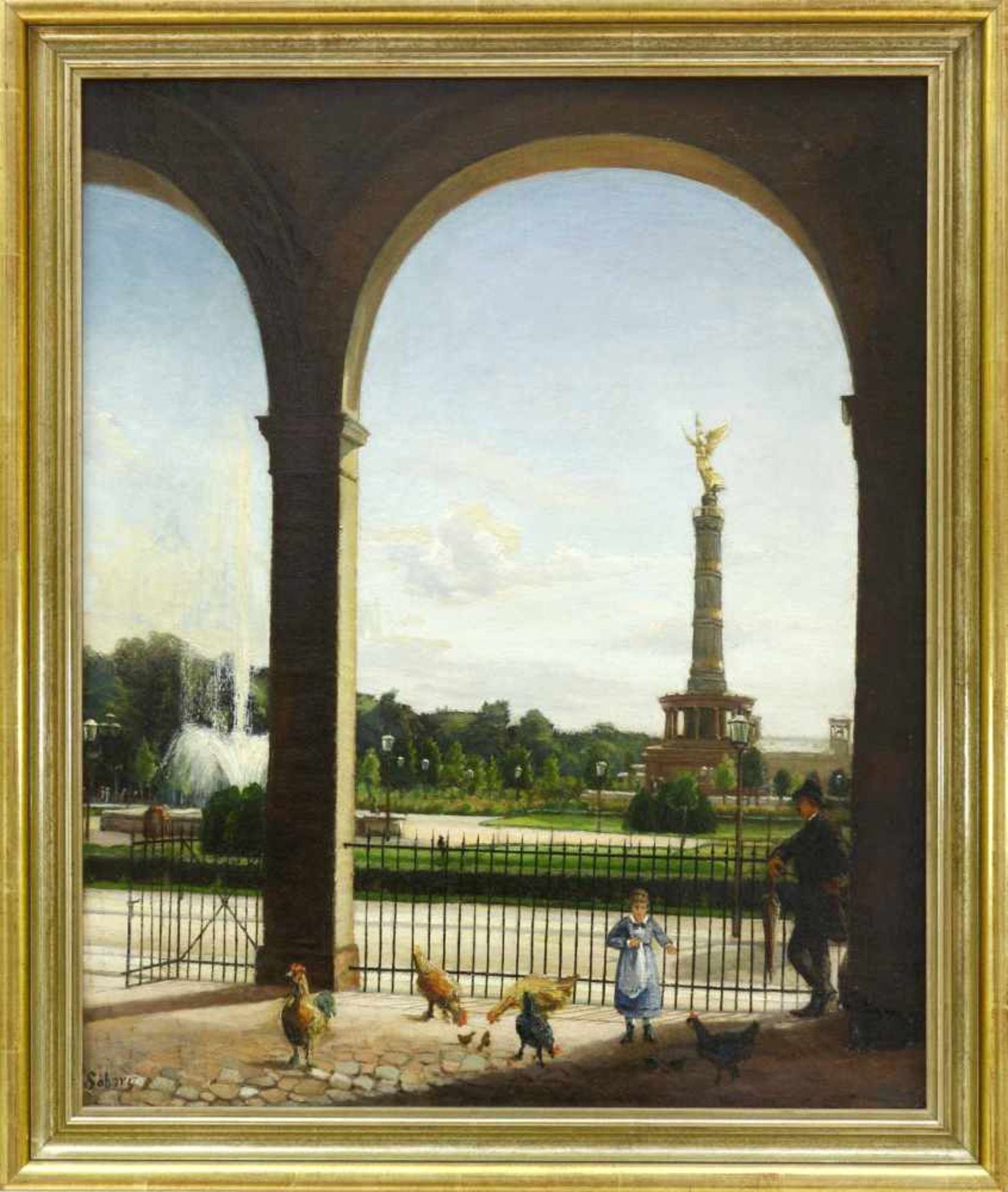 Söborg-Merz, Josephine (1861 Halberstadt, tätig in Berlin)Berlin - Blick vom Palais Raczynski zum - Bild 2 aus 3