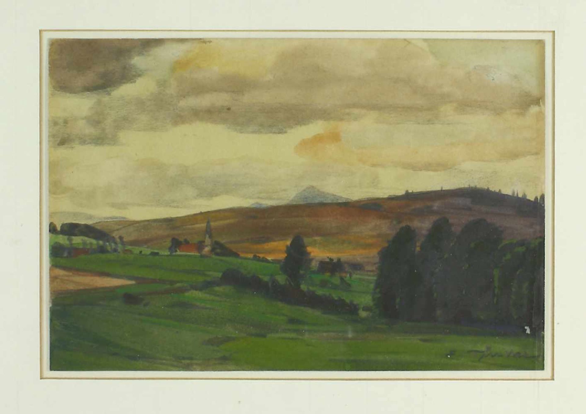 Türcke, Franz Theodor (1877 Dresden - 1957 Berlin)Sandhügel; Verlassenes Laubenland (Beides - Bild 2 aus 3