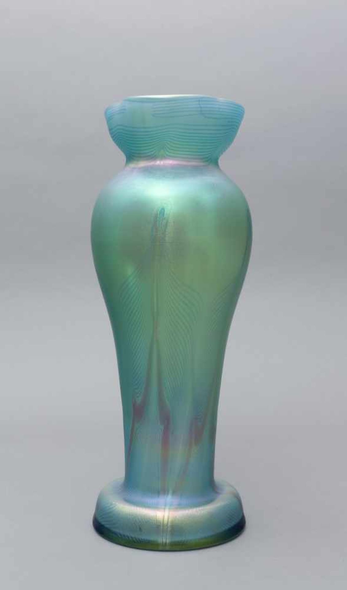 Vase, Glashüttenwerke Buchenau, Ferdinand von Poschinger, 1899/1900Form und Dekor: Carl Schmoll - Bild 2 aus 4