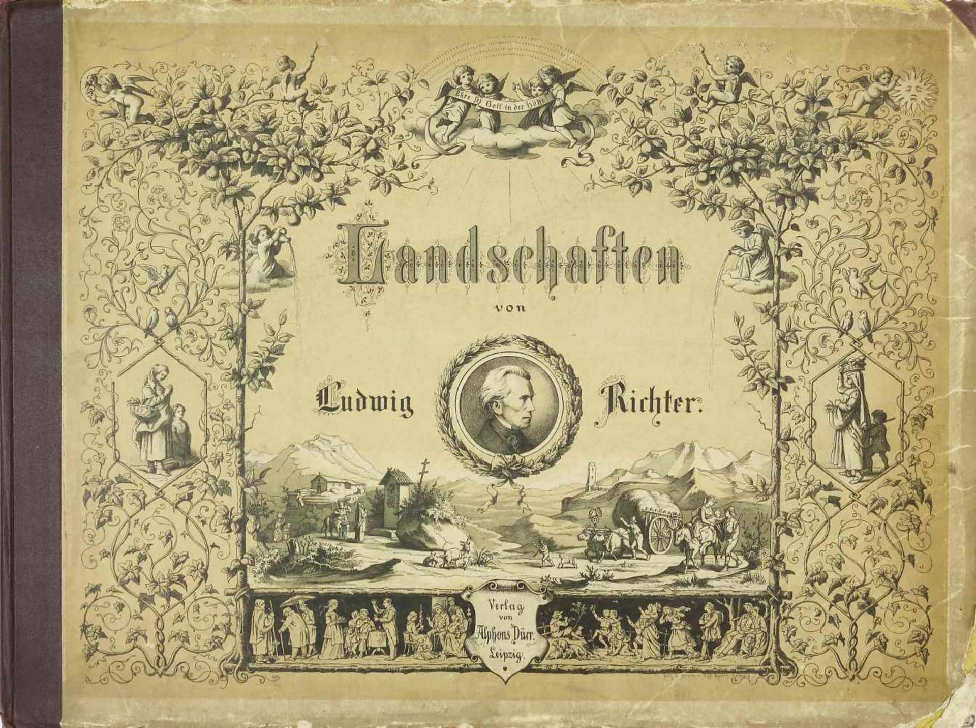 Italien, Richter, Ludwig, Landschaften von Ludwig RichterZwölf Original-Radierungen von und/oder