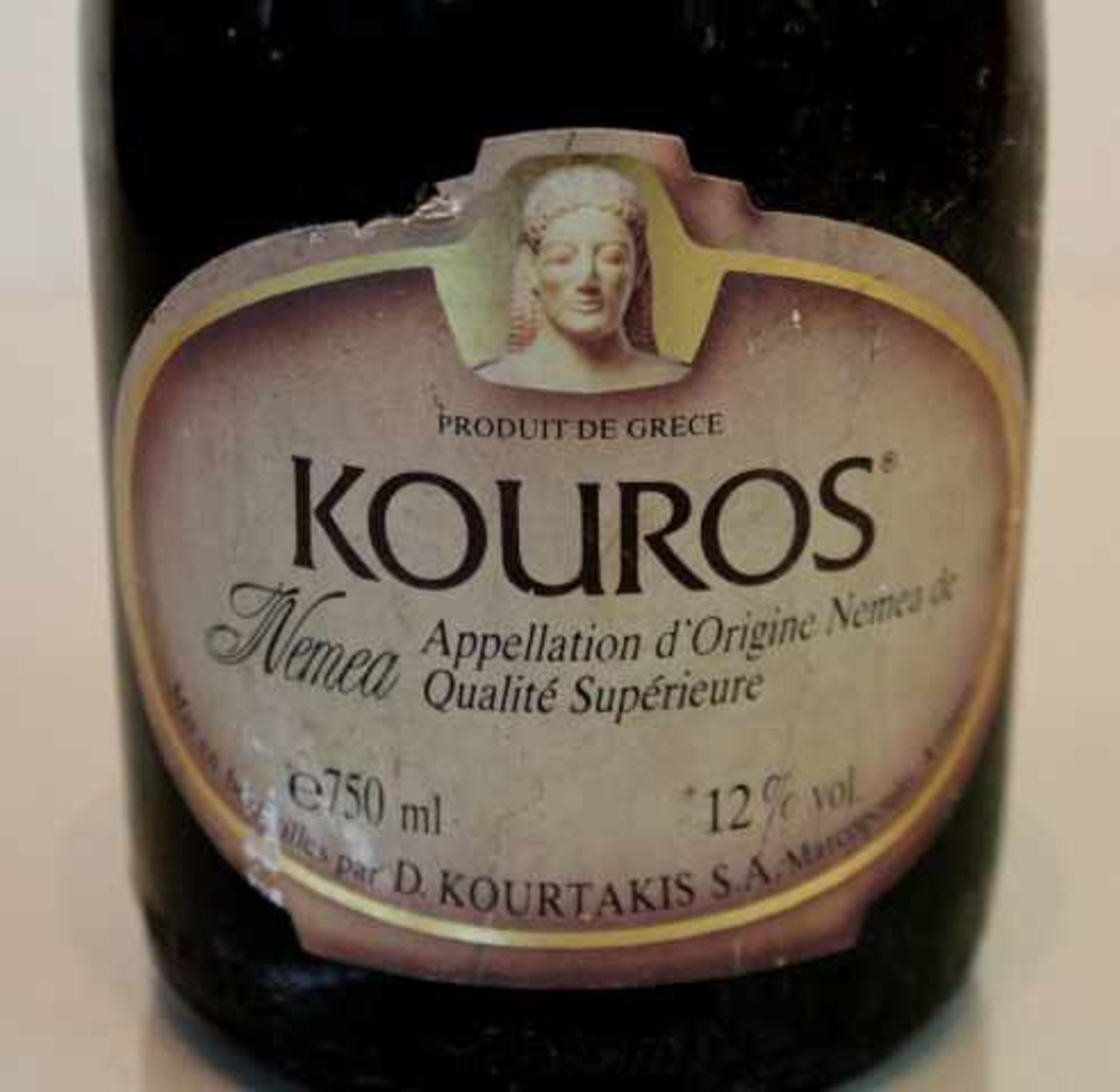 Kouros 1985 RotweinNemea Apellation d OrigineQualite SuperieurD.Kourtakis S.A.Greece750ml 12% Vol.