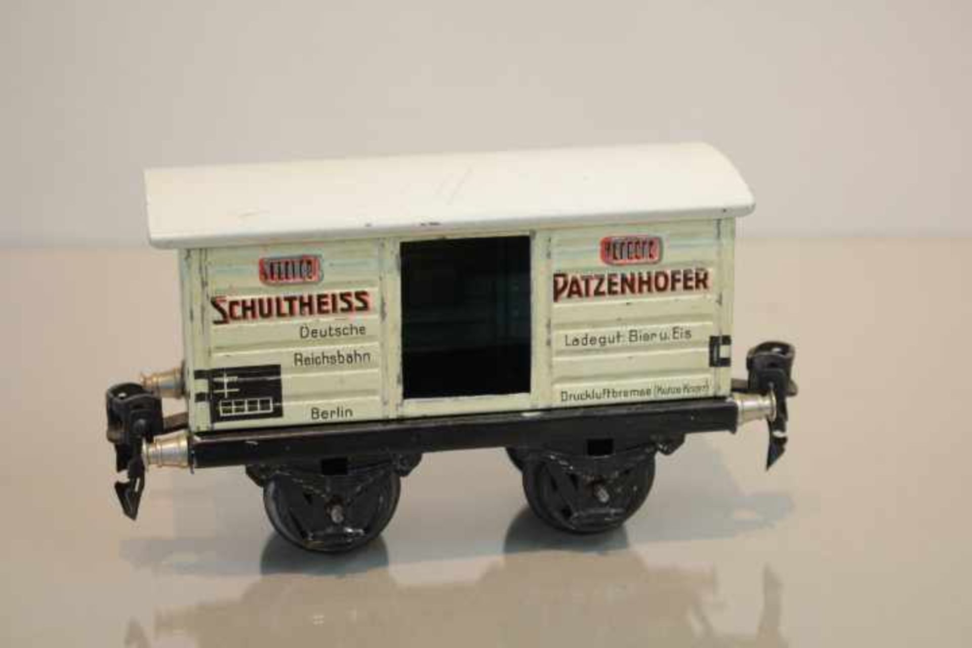 MärklinGüterwagen No.19680 » Schultheiss-Patzenhofer « Guter Zustand Länge.14cm- - -20.00 % buyer' - Image 2 of 2