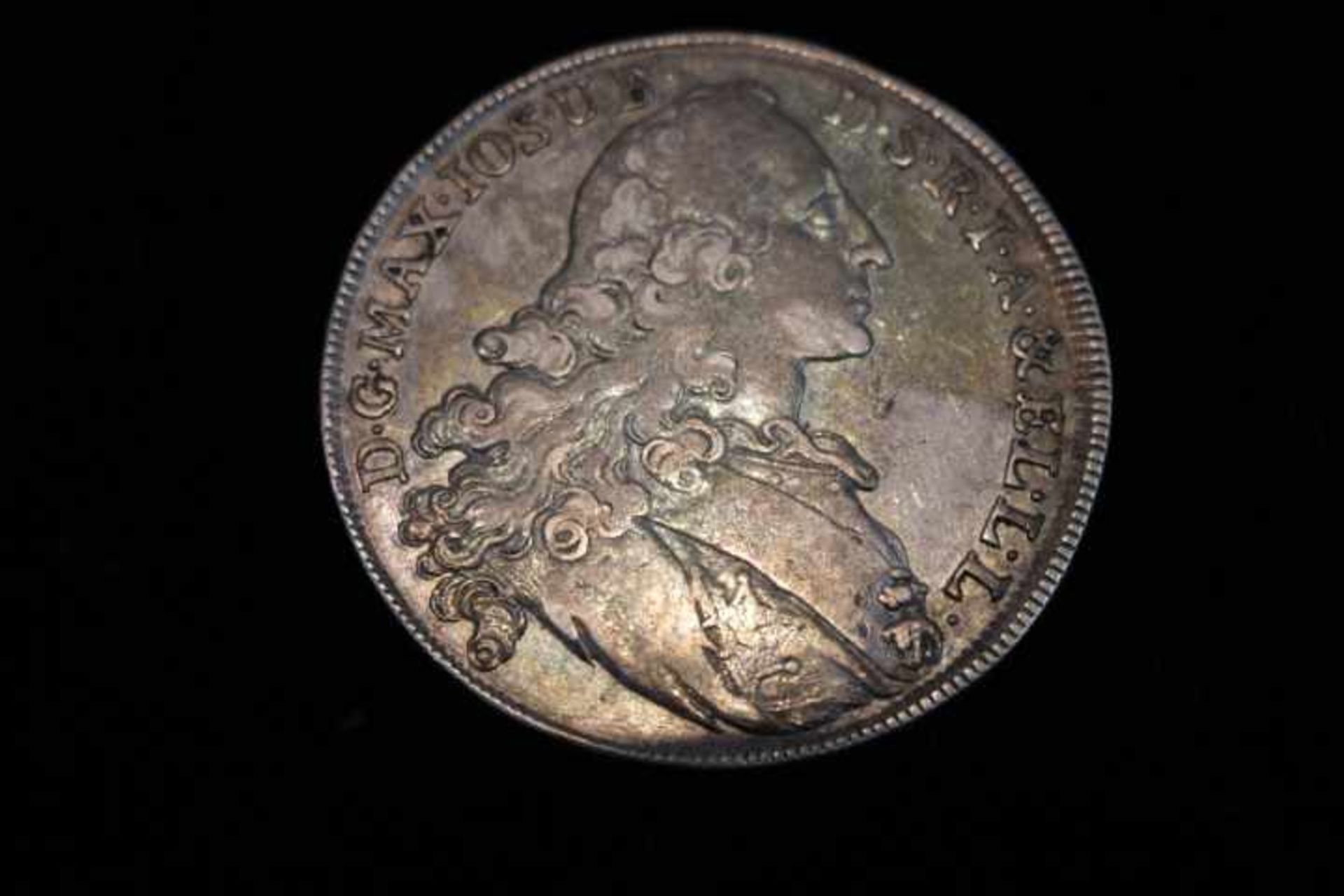 Madonnentaler 1765Bayern Maximilian III. Joseph1745-1777.Silbermünze- - -20.00 % buyer's premium