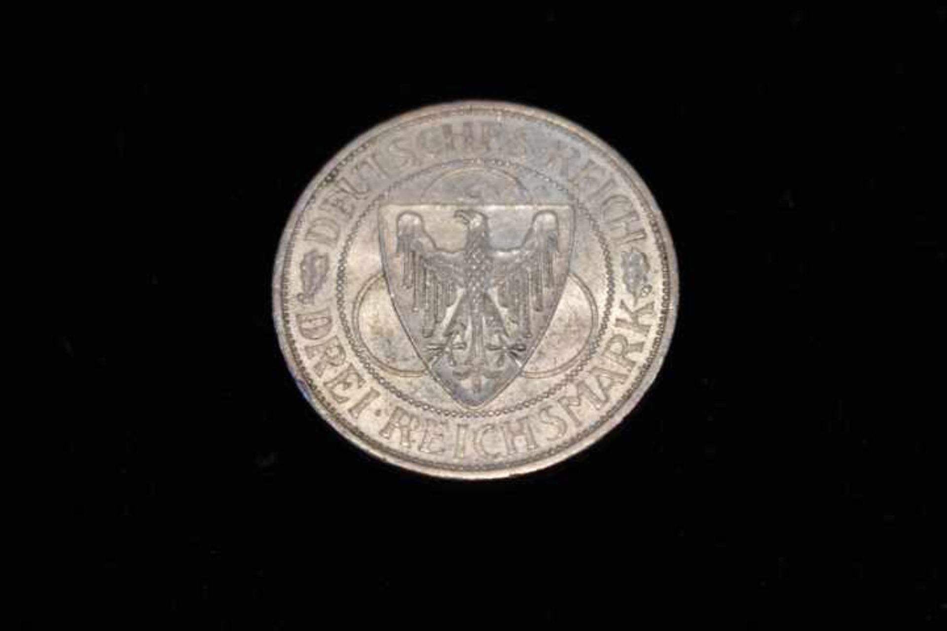 3 Reichsmark 1930 GDeutschland / Deutsches ReichWeimar RheinstromSilber- - -20.00 % buyer's - Bild 2 aus 2