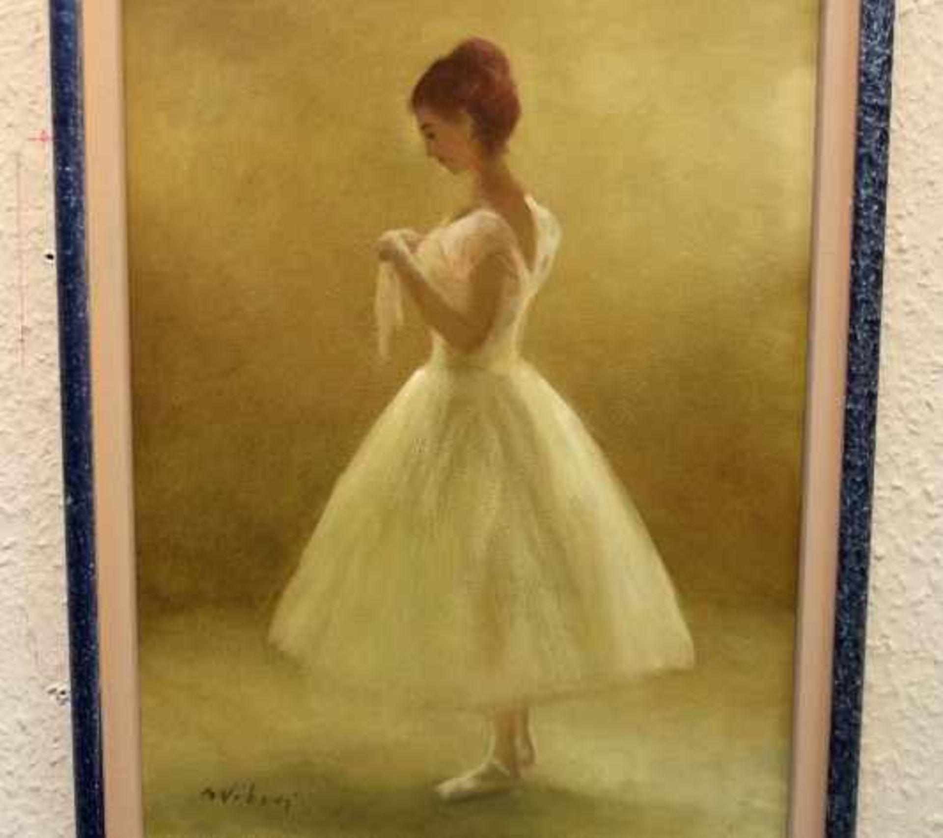 Vrbova Miloslava Prof.Öl auf PlatteLi.u.Sig. gerahmt30 x 40cm- - -20.00 % buyer's premium on the