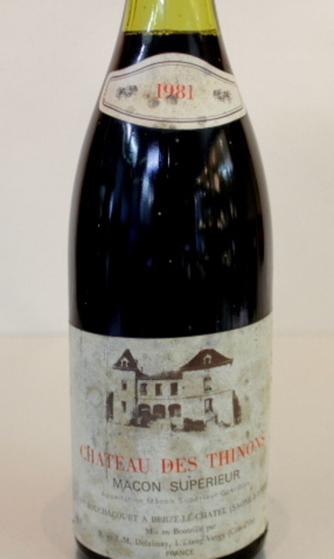 Chateau des Thinons 1981Macon Superieur RotweinBouchacourt a Berze-le-ChatelSaone &