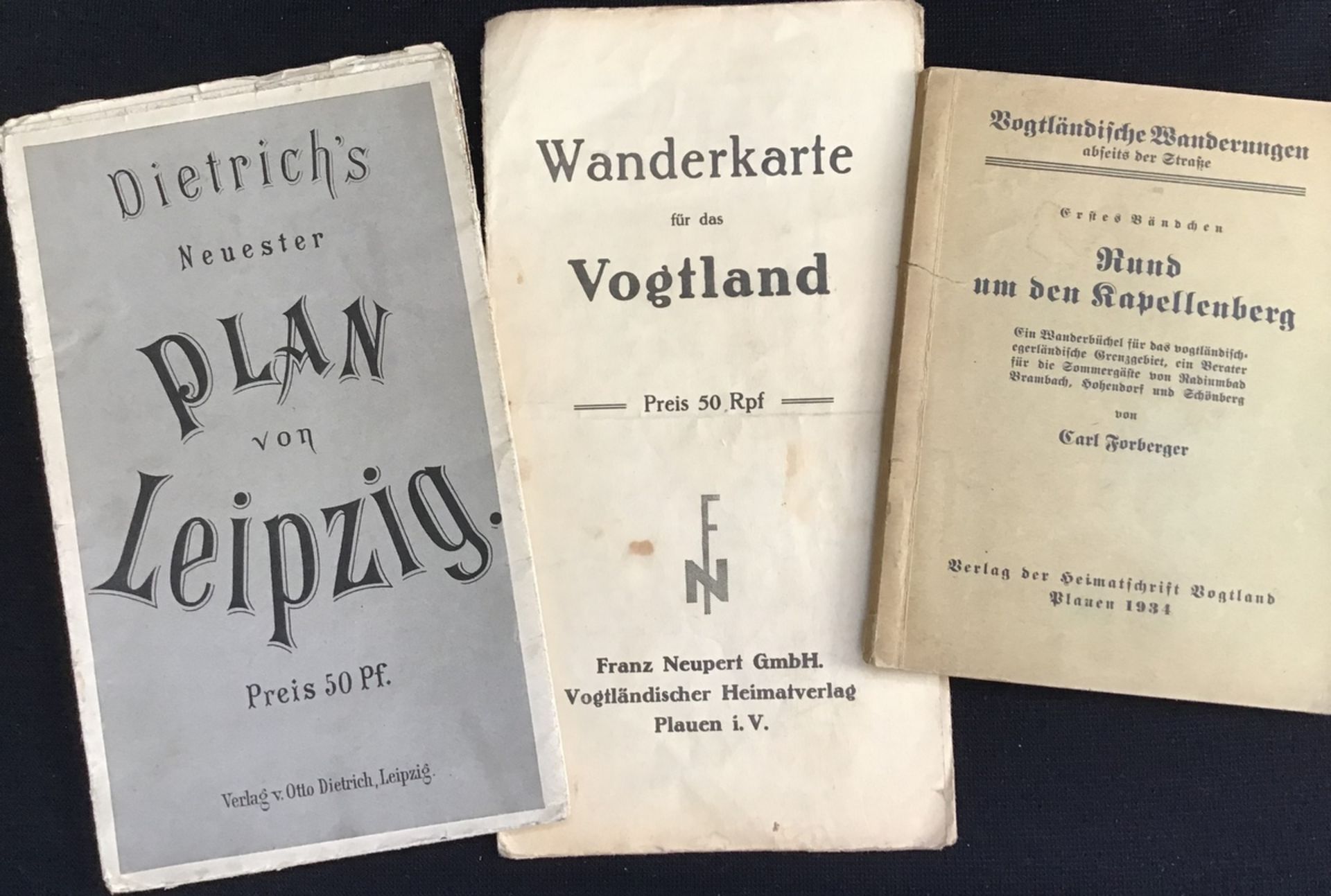 Broschüre"Vogtl. Wanderungen abseits der Straße" 1. Band "Rund um den Kapellenberg" C.Forberger,