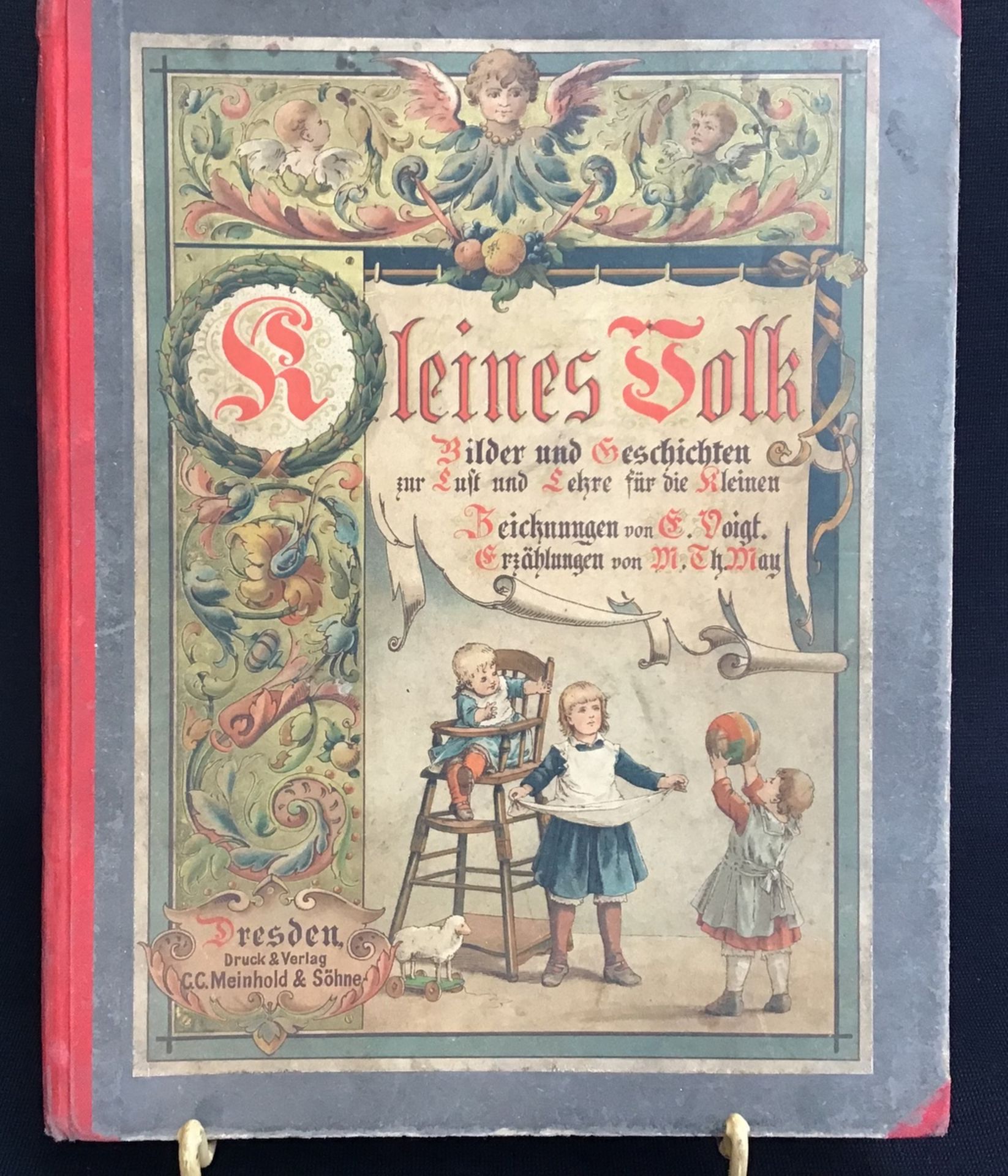 "Kleines Volk" Erzählungen von M.Th. May, Zeichnungen von G. Voigt, Verlag C.C. Meinhold u. Söhne