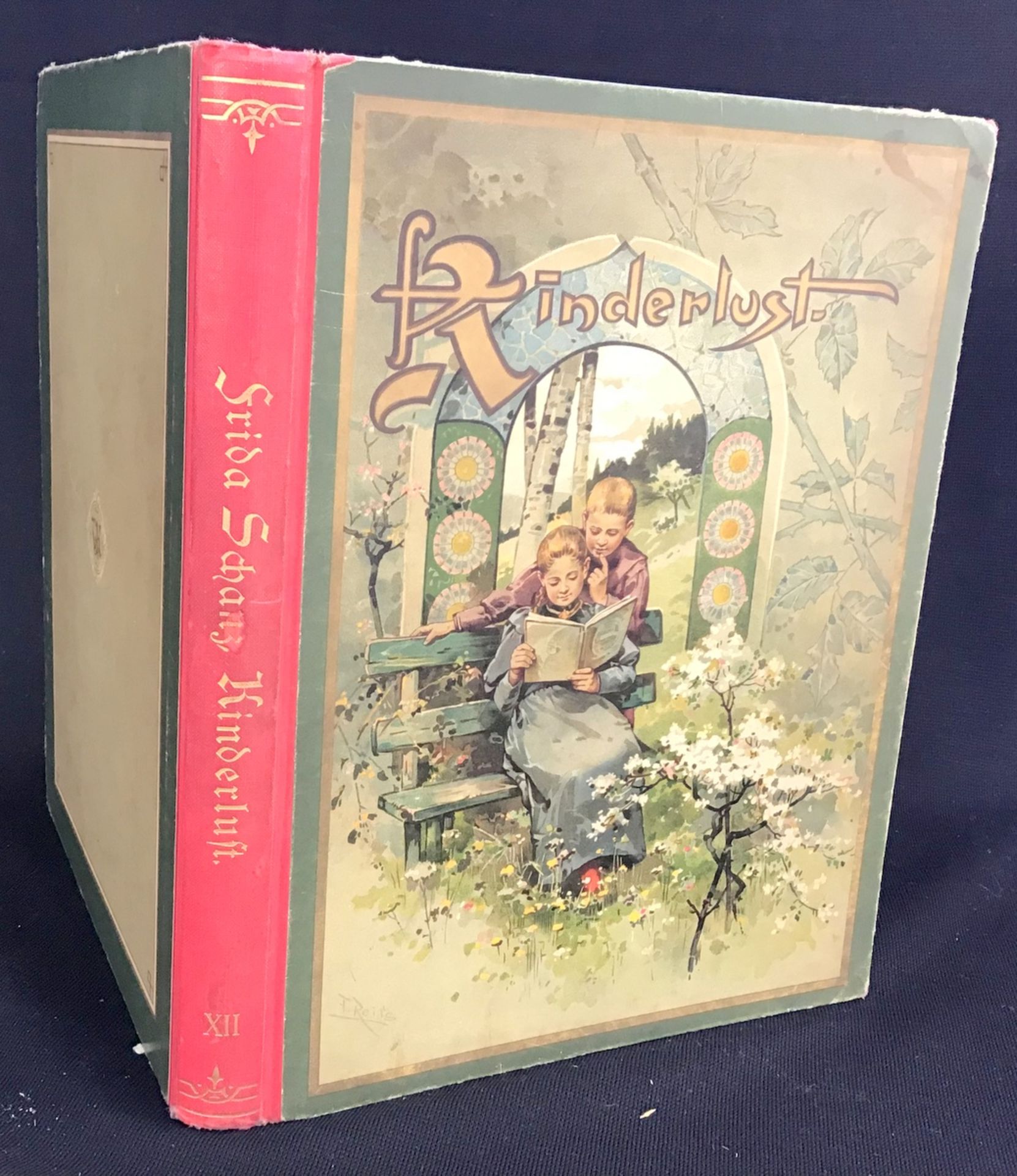 "Kinderlust" von Frida Schanz Nr. XII, Bielefeld und Leipzig Verlag von Vehlhagen&Klasing mit 12