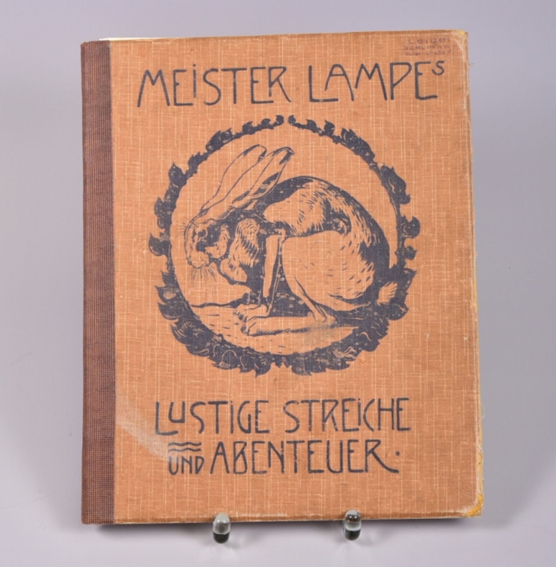 "Meister Lampe`s lustige Streiche", Kinderbuch m. s/w Illustrationen von Maximilian Liebenwein,um