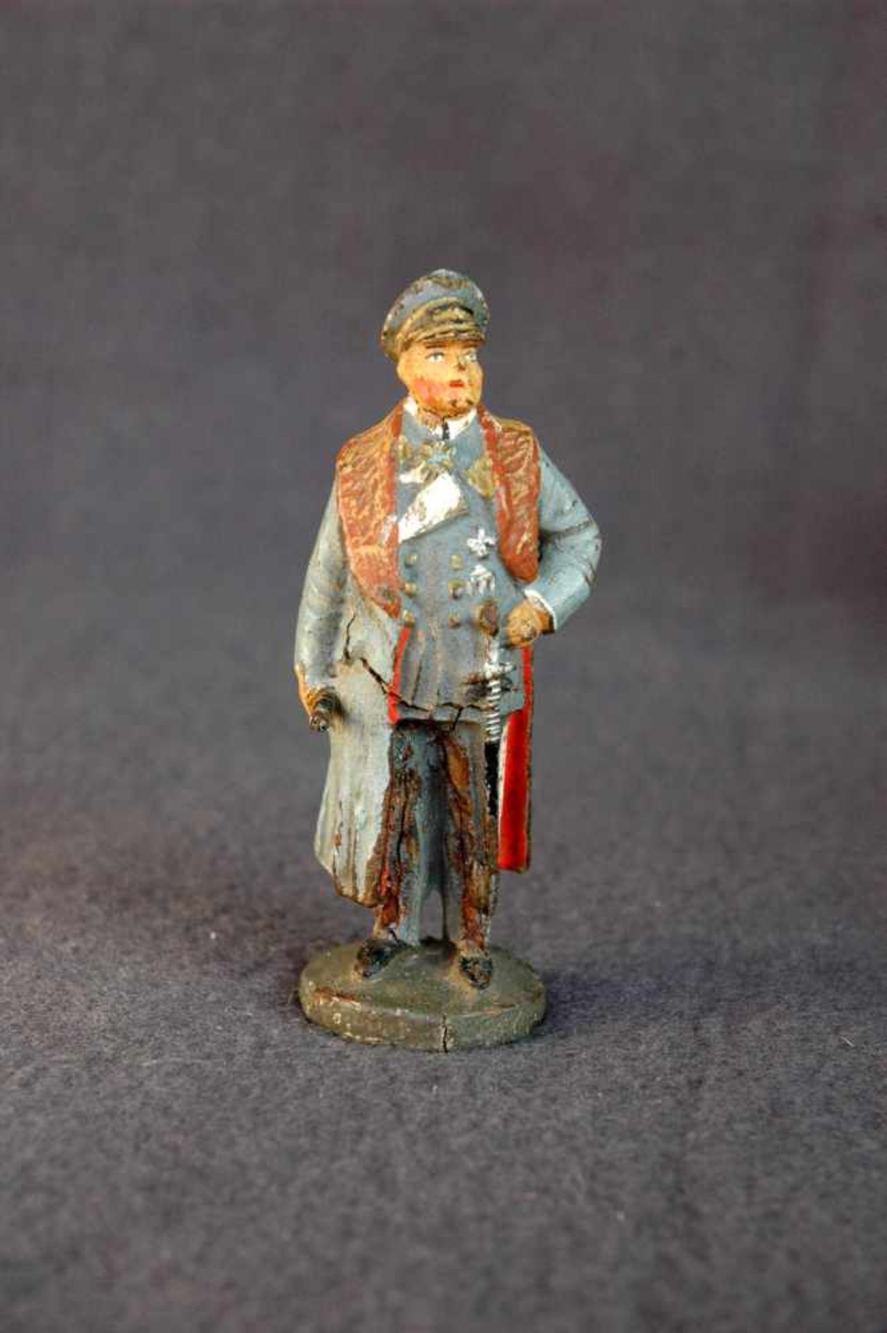 Elastolin-Figur, Hermann Göring, h= 8 cm, leicht gesprungen
