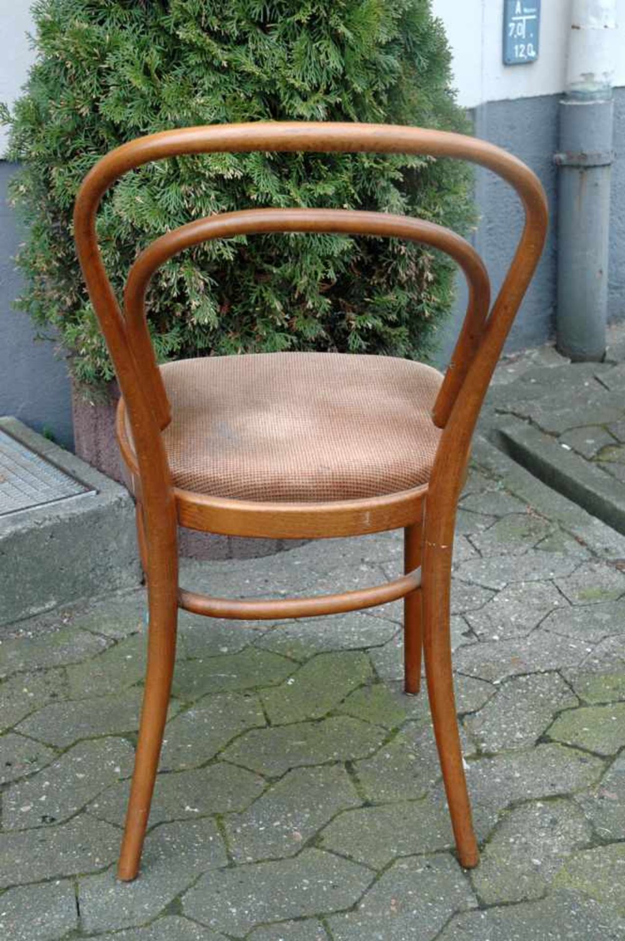 Thonet-Stuhl, „Thonet 79“, Sitz gepolstert - Bild 2 aus 3