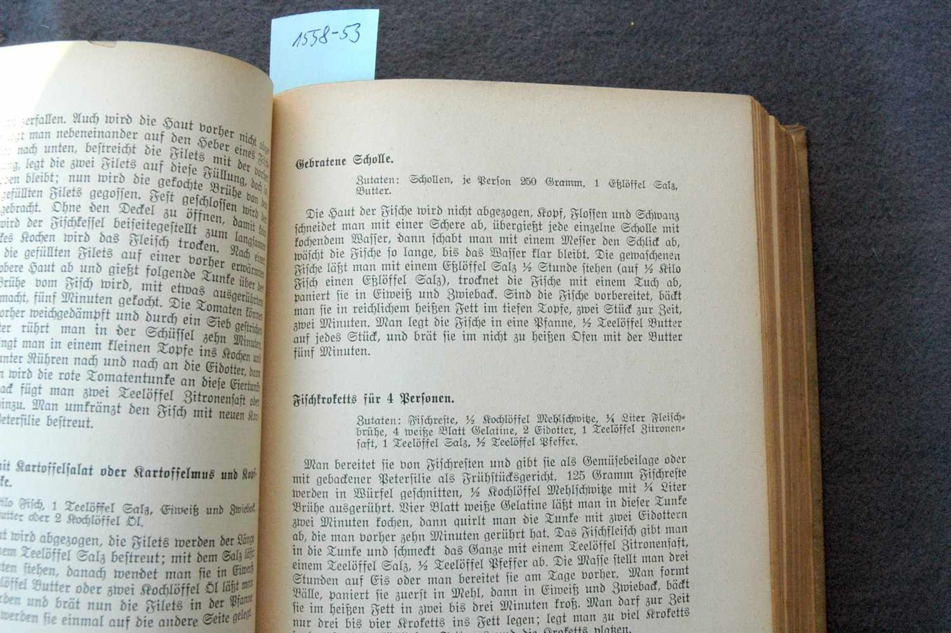 Behnke, Frau H.: Geprüft und bewährt, Ein Buch der Hamburger Küche, Alster Verlag 1926, 5. Aufl. 524 - Bild 2 aus 2