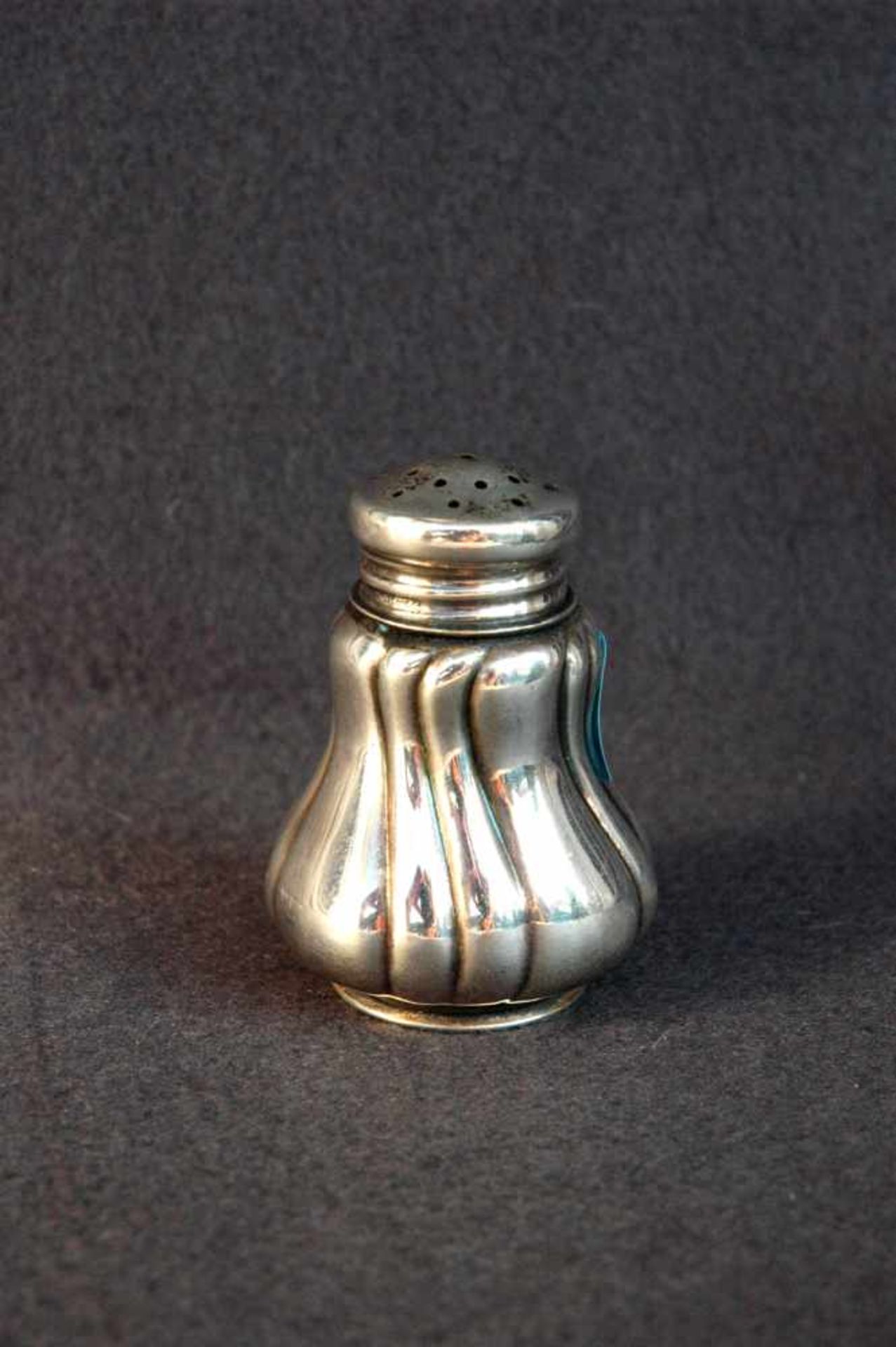 Salzstreuer, 925/- Silber, h= 6 cm