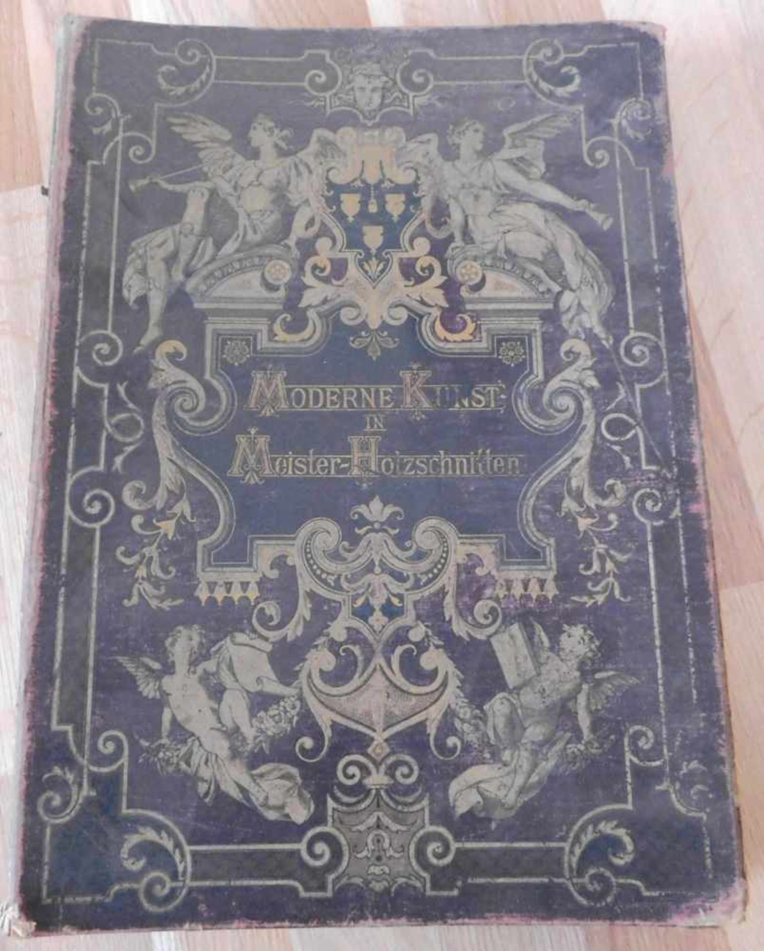 Buch, Moderne Kunst in Meister-Holzschnitten, XVII. Band, Druck Julius Sittenfeld, Berlin W.,