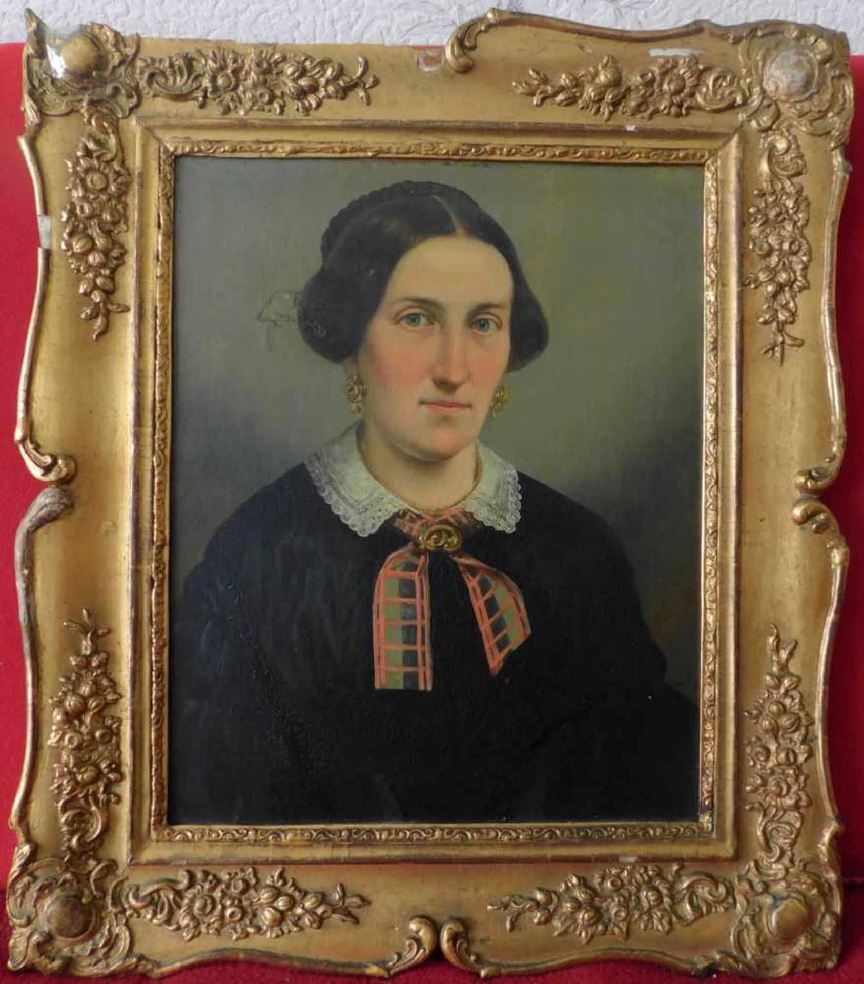2 Portraits, Darstellung Johann Nepomuk Wagner von 1861 und wohl EhefrauDarstellung Wagner ist - Bild 6 aus 9