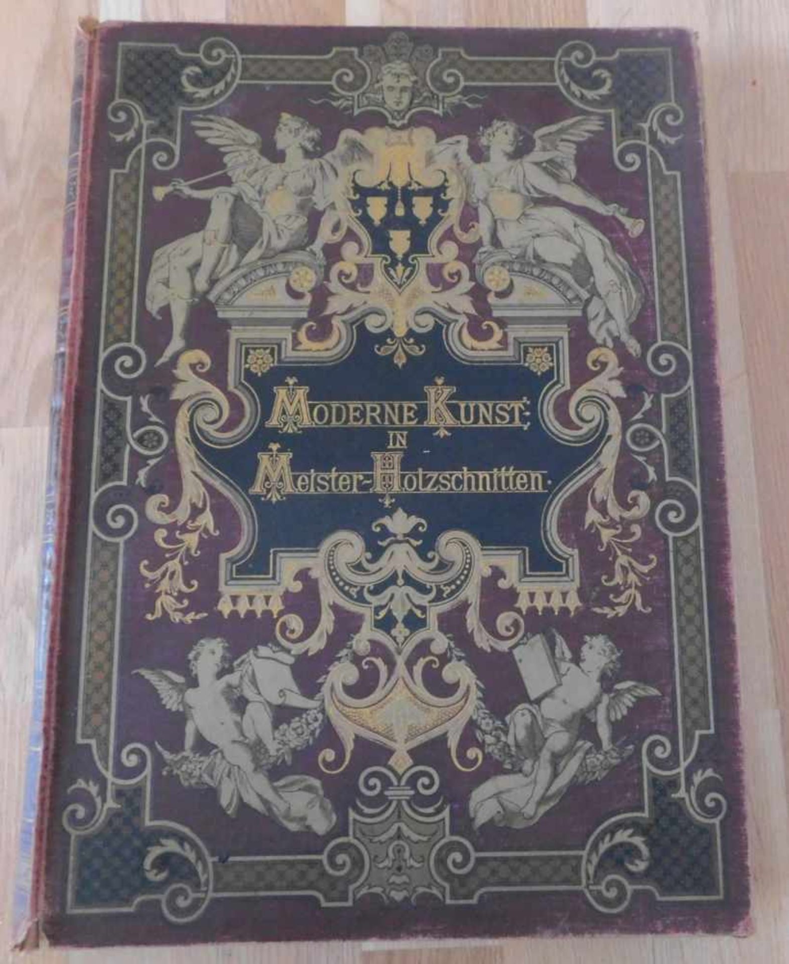 Buch, Moderne Kunst in Meister-Holzschnitten, XI. Band, Druck Julius Sittenfeld, Berlin W.,