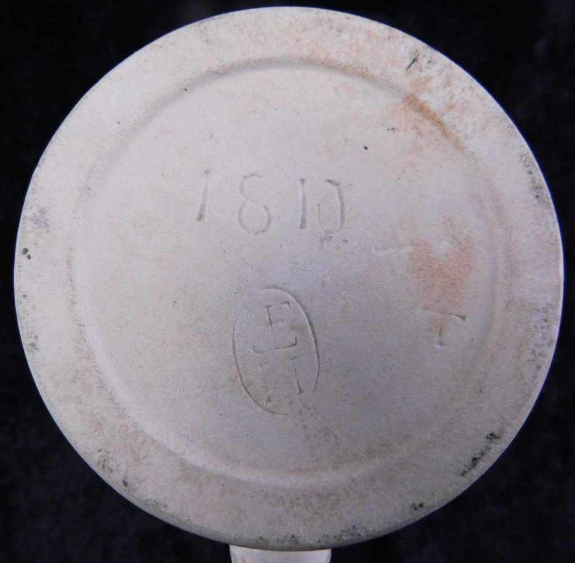 Bowlen - Set mit 3 Bechern, Keramik, Höhe Bowle 27 cm, deutsch, 2.H.20.Jhdt.- - -23.80 % buyer's - Bild 3 aus 3
