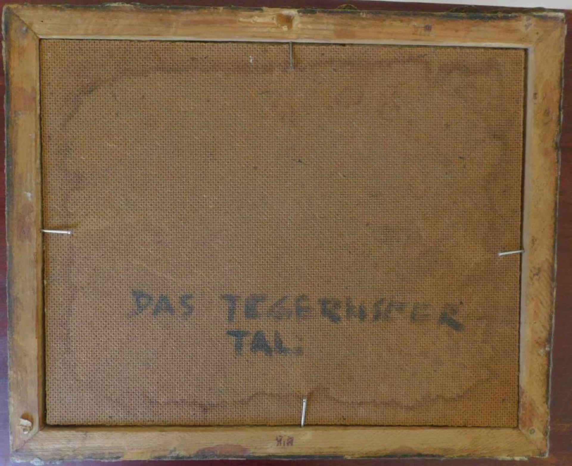 Adolf Böck, 1890 - 1968, deutsch, Das Tegernseer Tal, 20. Jhdt., Öl auf Platte, signiert unten - Bild 5 aus 5