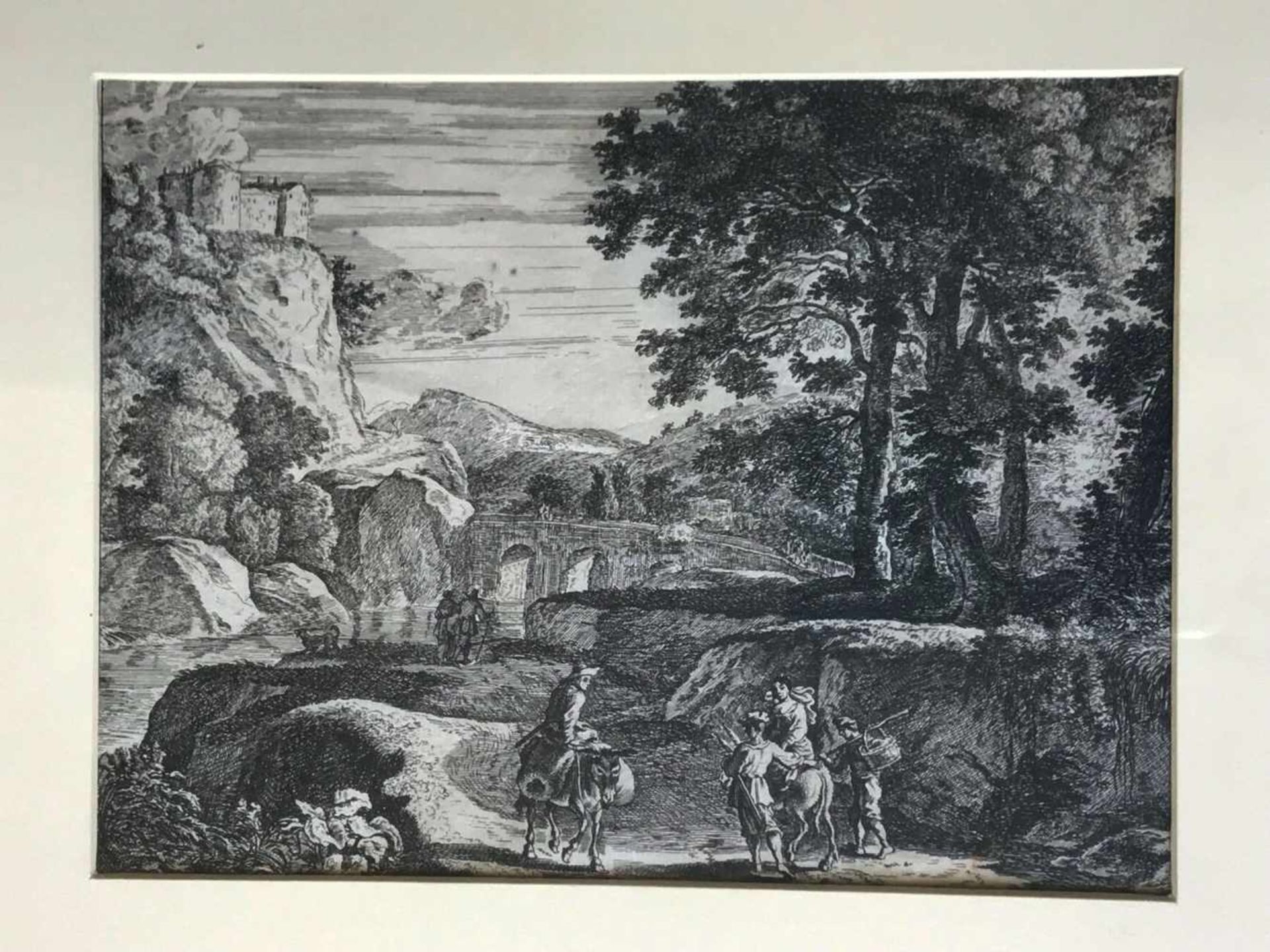 Unbekannter Künstler, 5 Radierungen, Landschaften. Unknown artist, 5 etchings, landscapes. U.a. - Bild 5 aus 6