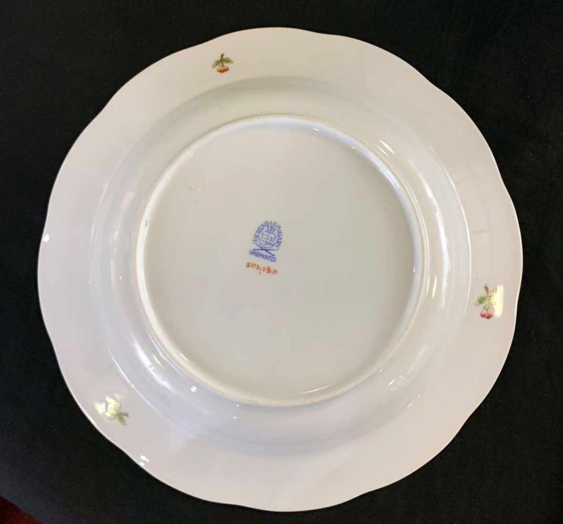 Konvolut, Service, Herend Victoria, Goldrand. Herend Queen Victoria porcelain dinnerware. 6 x - Bild 16 aus 20