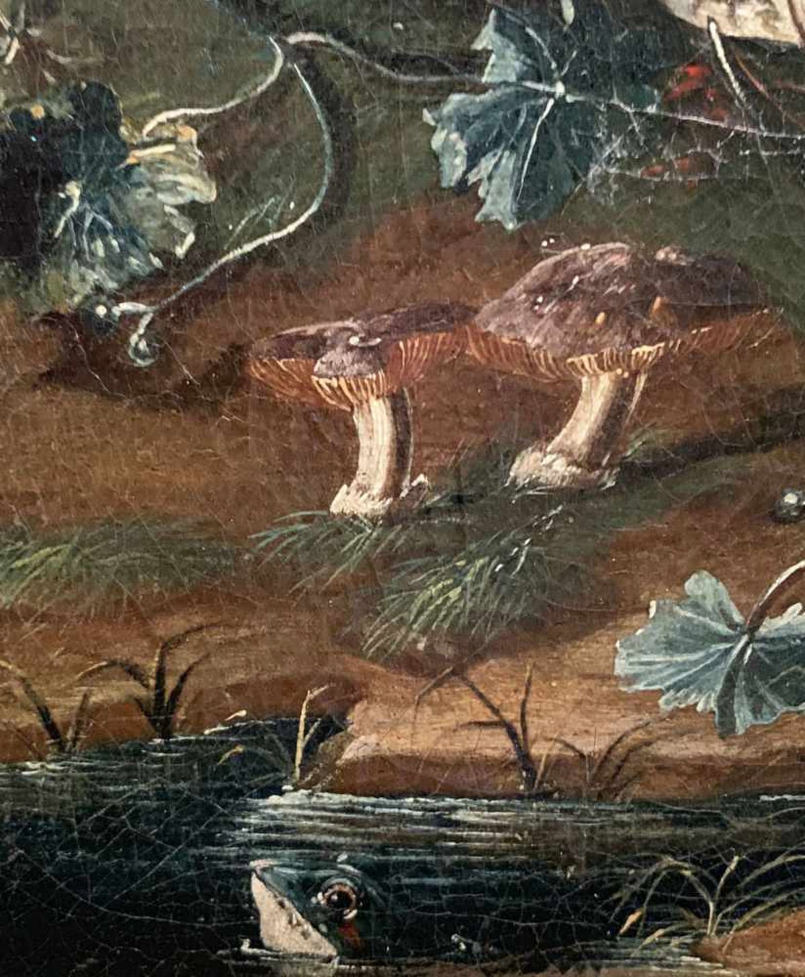 2 x Jagdstillleben, um 1700. Hunting Still-Life. Öl/Lwd, aufgez., 1 x signiert mit Monogramm: "J. - Bild 4 aus 10