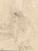 Henri de Toulouse-Lautrec, Der Sänger Polin, Lithographie, Lit. vgl. Delteil 159, Adhémar 176,