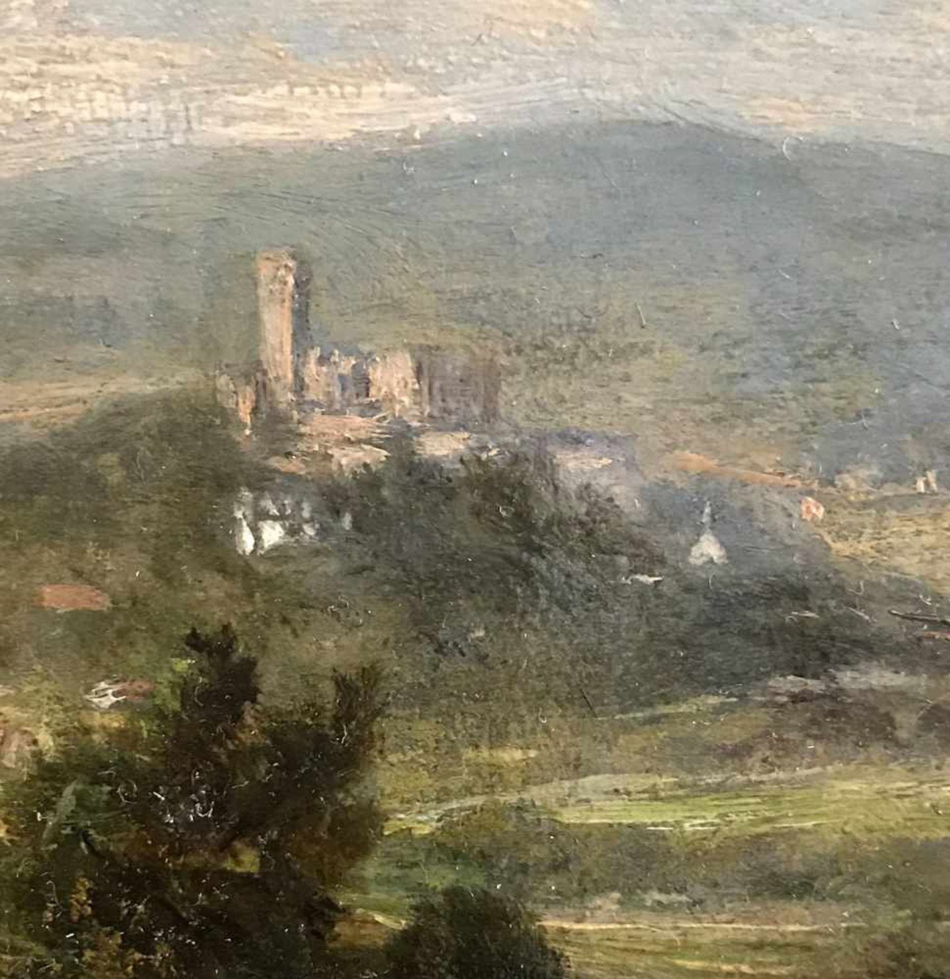 Alfred Karl Julius von Schönberger (1845-1907/09), Königstein im Taunus: Der Blick schweift in das - Bild 4 aus 5