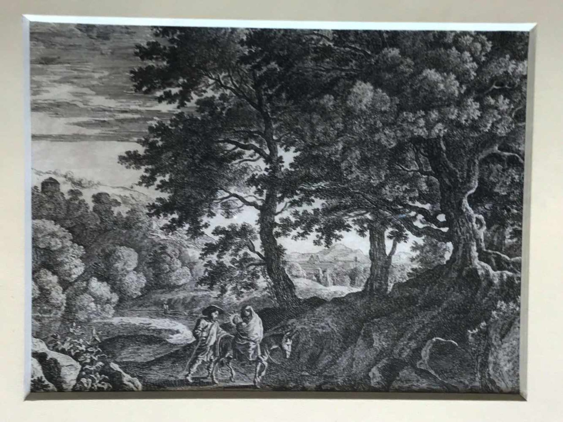 Unbekannter Künstler, 5 Radierungen, Landschaften. Unknown artist, 5 etchings, landscapes. U.a. - Bild 4 aus 6