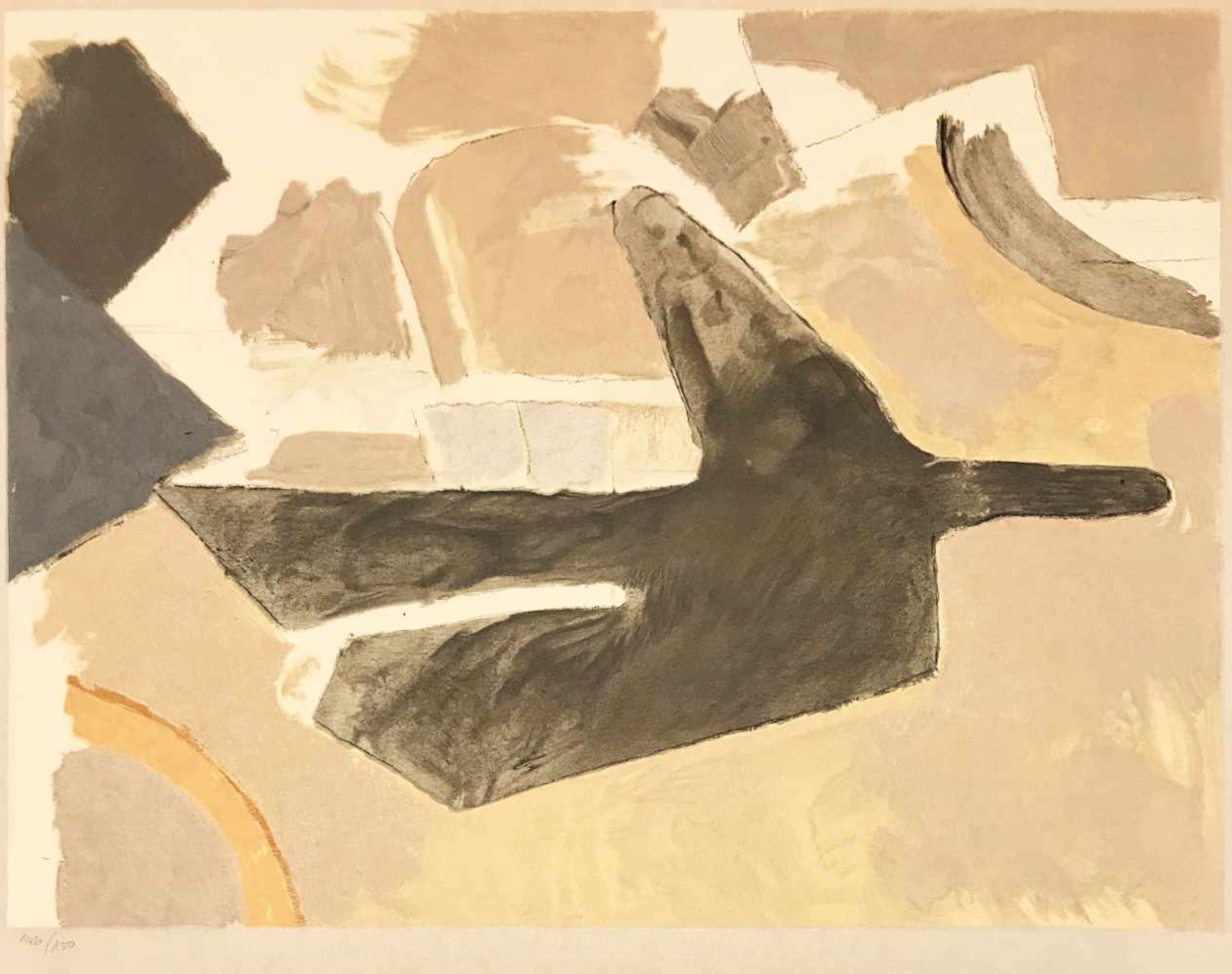 Georges Braque (1882-1963), L'oiseau beige, Farblithografie, nicht signiert, nummeriert 146/150,