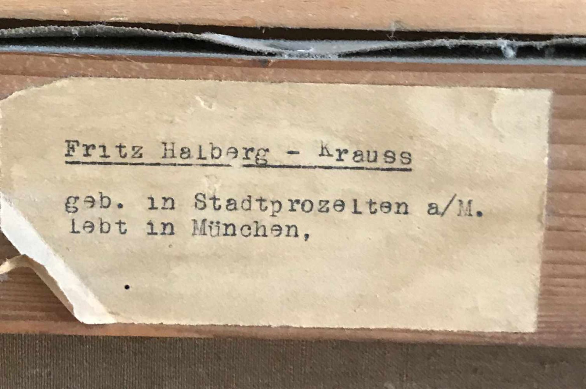 Fritz Halberg-Krauss (1874 Stadtprozelten - 1951 Prien/Chiemsee), Landschaft mit sumpfigem Gelände - Bild 4 aus 6