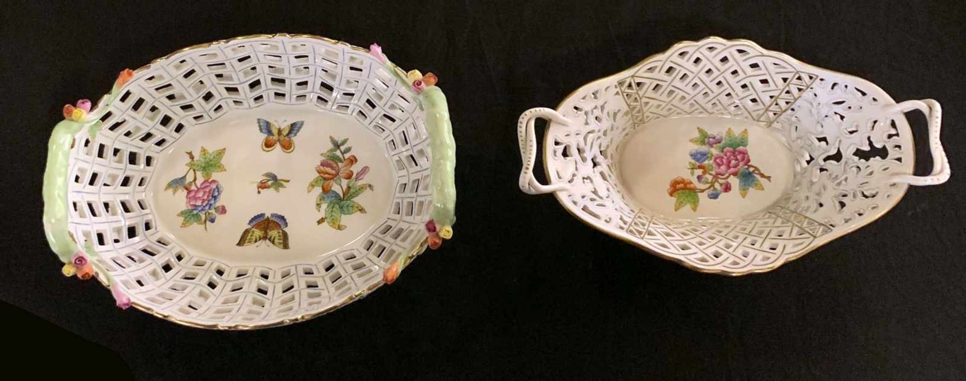 Konvolut, Service, Herend Victoria, Goldrand. Herend Queen Victoria porcelain dinnerware. 6 x - Bild 6 aus 20