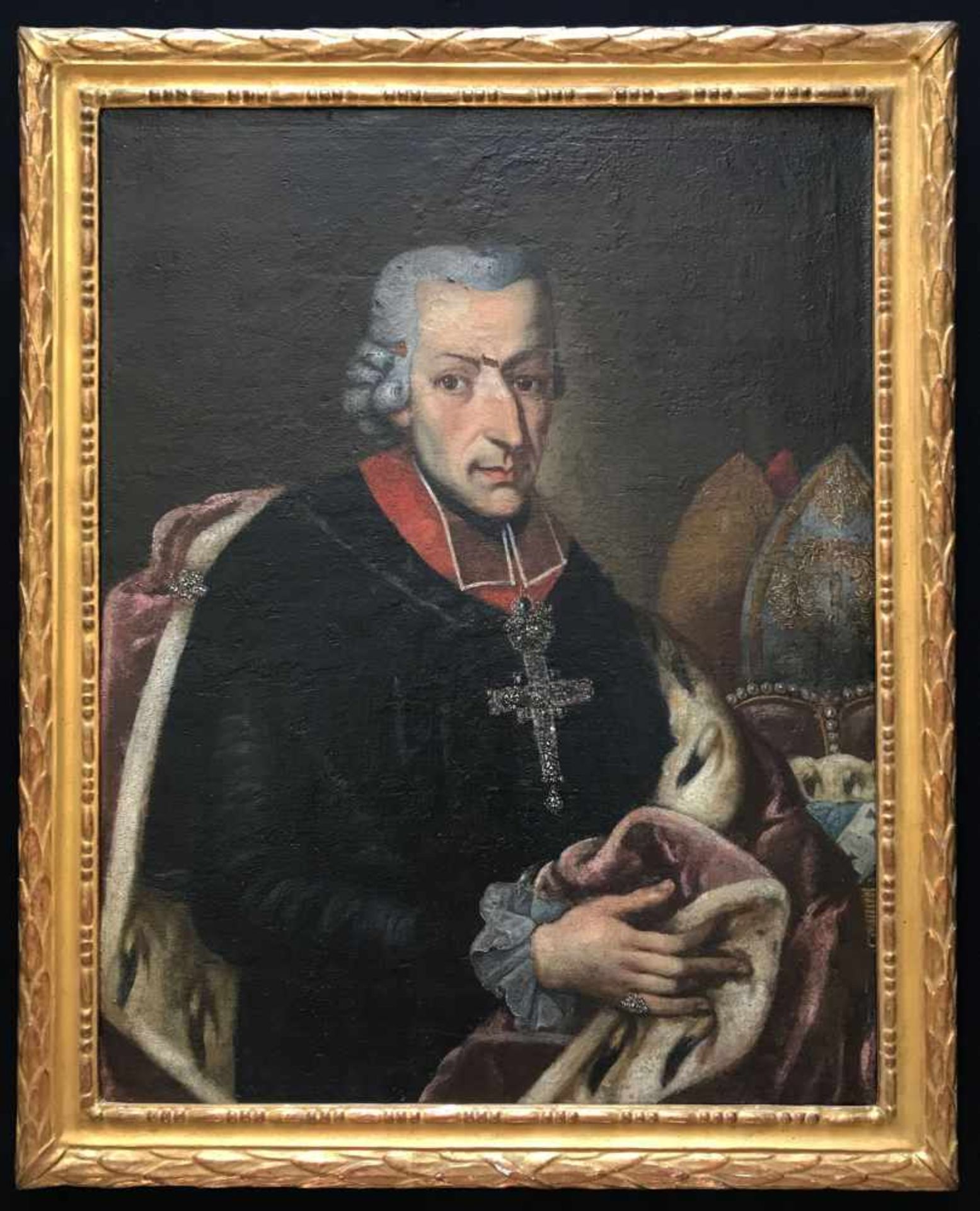 Portrait, Franz Ludwig von Erthal (1730 - 1795), Fürstbischof von Würzburg und Bamberg, - Bild 2 aus 5
