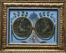 Unbekannter Künstler, wohl Italien, 19. Jh. Zwei Grisaillen mit weiblichen Figuren in klassischer
