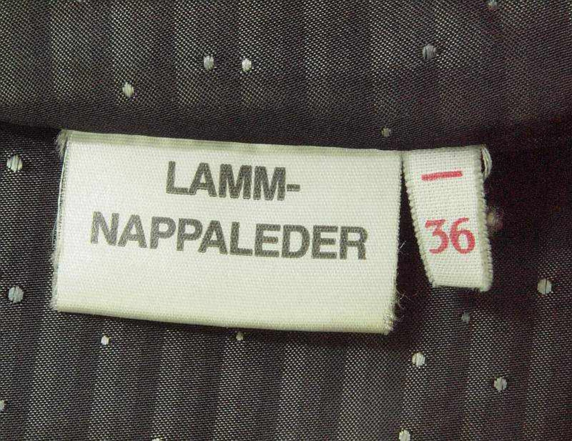 Sportlich eleganter schwarzer Nappa-Ledermantel. Sportlich eleganter schwarzer Nappa-Ledermantel. - Image 4 of 4