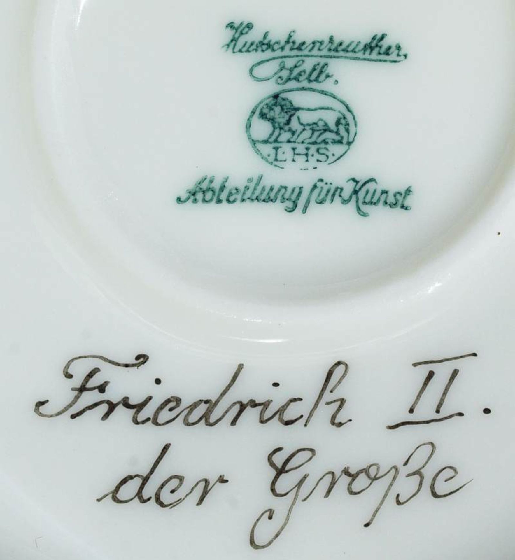 Militärische Figur Friedrich der Große mit Windspiel "Der Alte Fritz". Militärische Figur - Image 7 of 7