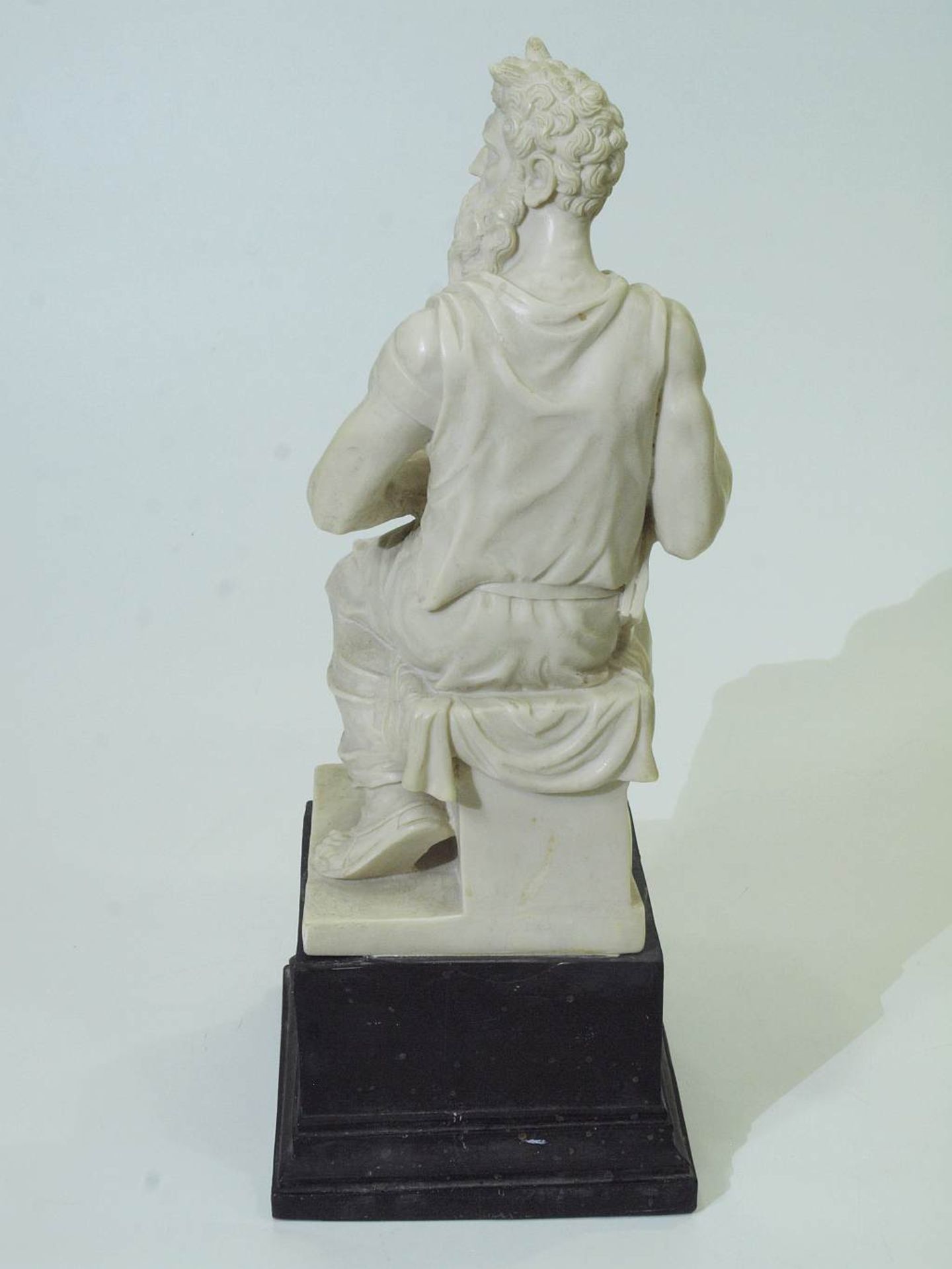 Michelangelos Statue des Moses.Michelangelos Statue des Moses. 20. Jahrhundert. Wohl Masse aus - Bild 4 aus 8