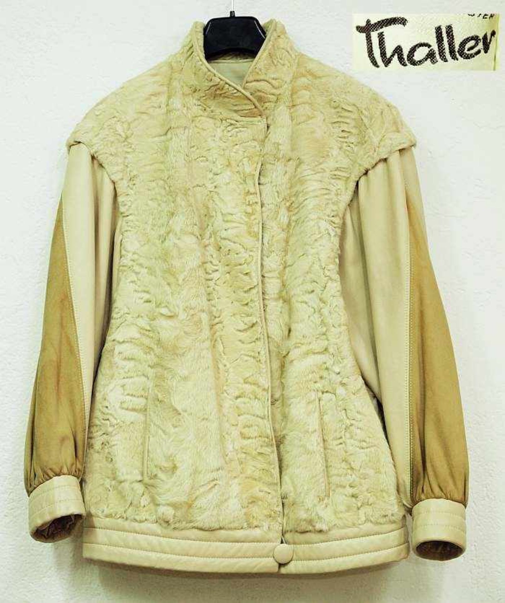 Sportliche Breitschwanz Persianer Jacke mit Nappa-Leder.Sportliche Breitschwanz Persianer Jacke