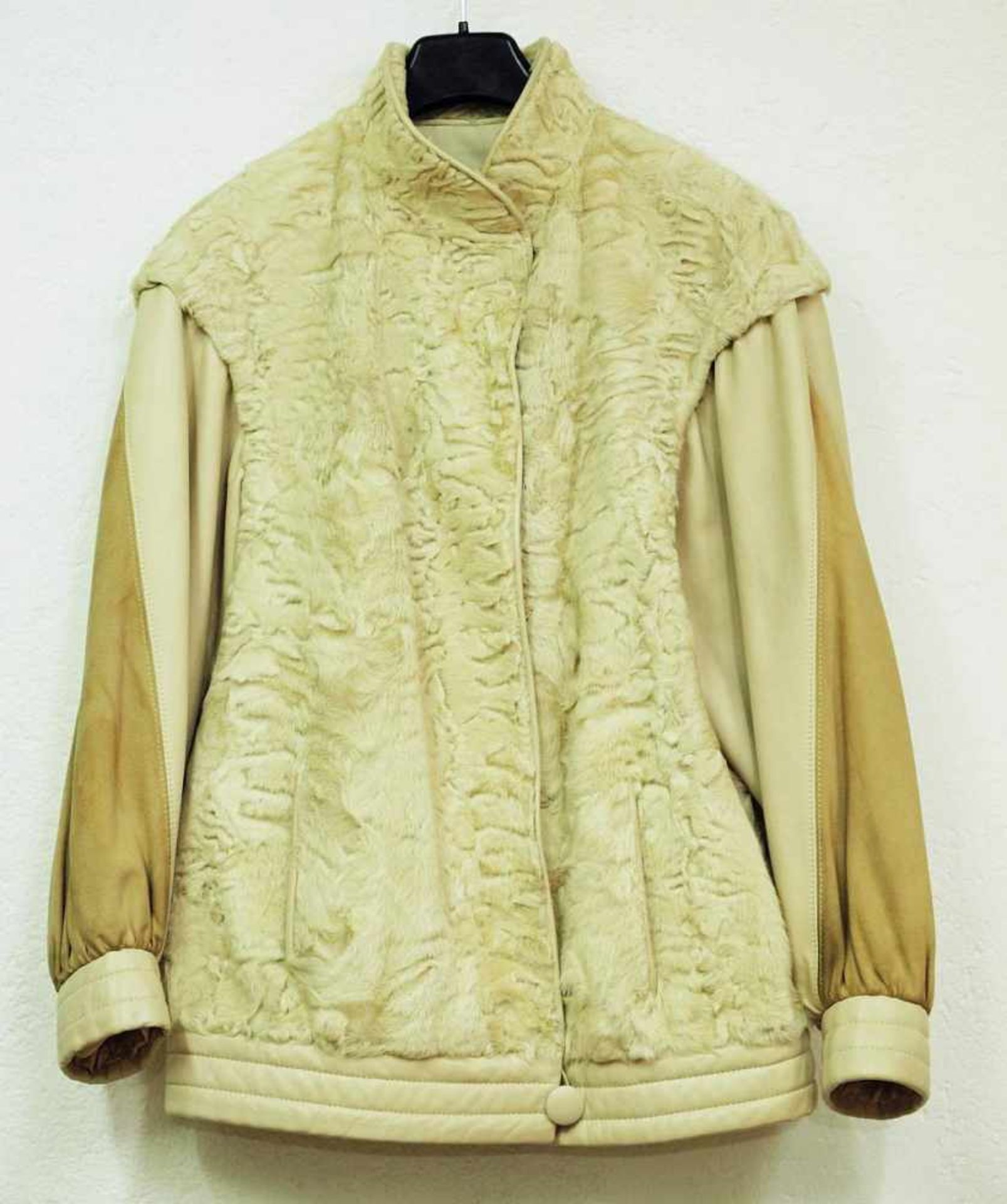 Sportliche Breitschwanz Persianer Jacke mit Nappa-Leder.Sportliche Breitschwanz Persianer Jacke - Image 2 of 4