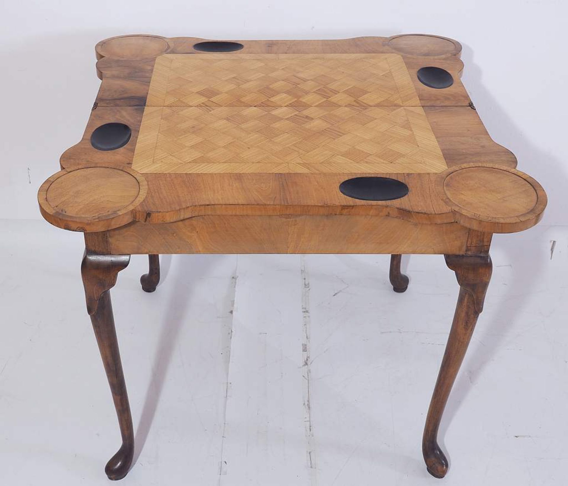 Konsol-/Spieltisch mit Schachbrett-Muster. England 19. JahrhundertKonsol-/Spieltisch mit - Bild 2 aus 6