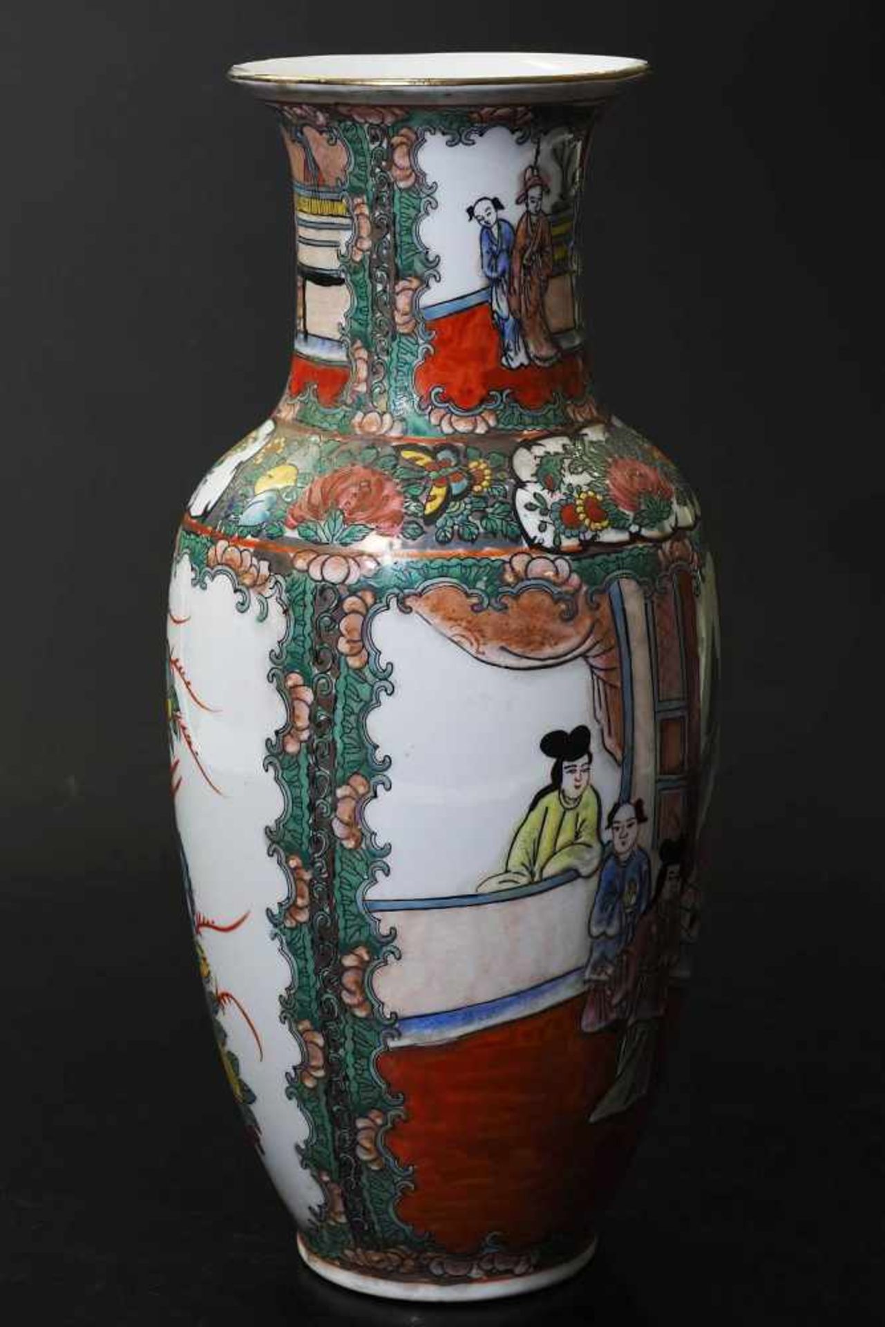 China Vase Periode Ching Dynasty 1862 - 1875. China Vase Periode Ching Dynasty 1862 - 1875. - Bild 5 aus 8