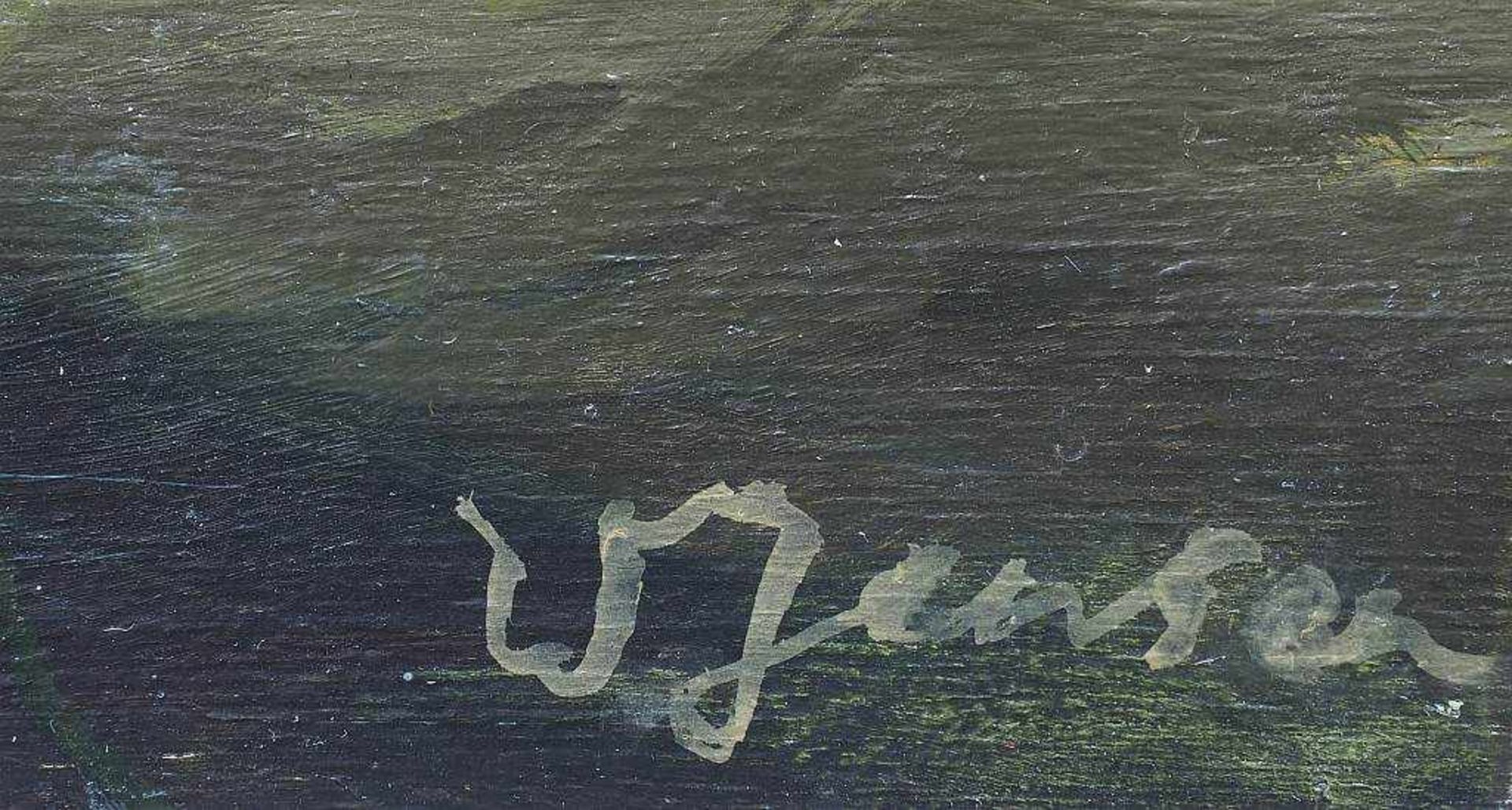 JENSEN, Walter.JENSEN, Walter. Prozession in Sachrang-Aschau/Chiemsee. Öl auf Holzplatte, rechts - Bild 6 aus 6