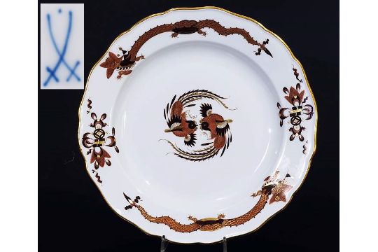 Indisch-Teller. MEISSEN 1924 - 1934, Wahl. Indisch-Teller. MEISSEN 1924 - 1934, 1. Wahl. - Bild 1 aus 4