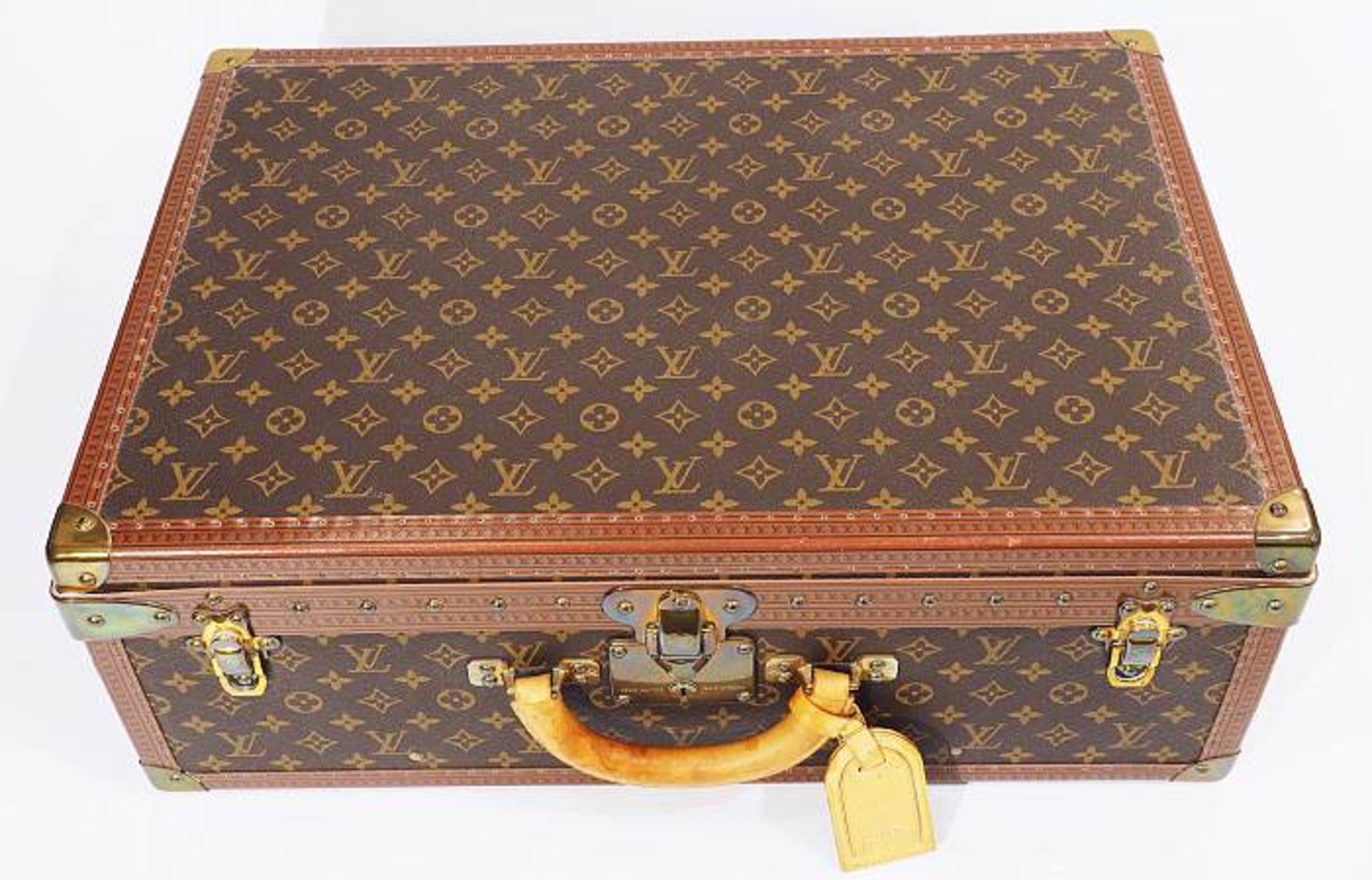 LOUIS VUITTON Modell "Alzer 60". LOUIS VUITTON Modell "Alzer 60". Zeitloser Kofferklassiker,