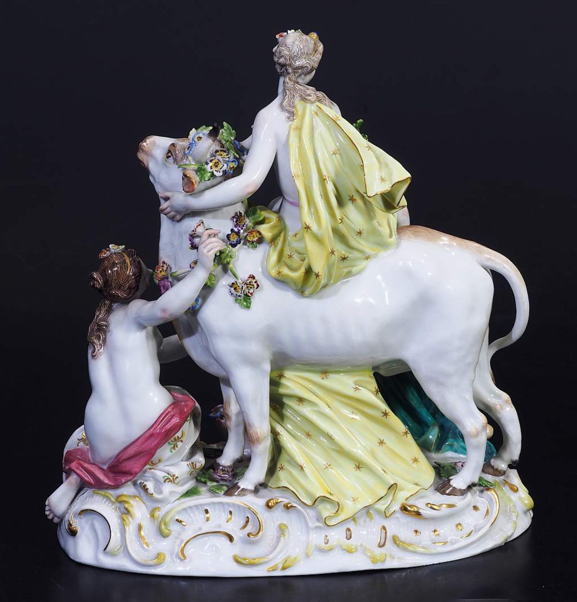 Figurengruppe "Europa auf dem Stier", MEISSEN nach 1934, 1. Wahl. KAENDLER, Johann Joachim. 1706 - Bild 3 aus 10