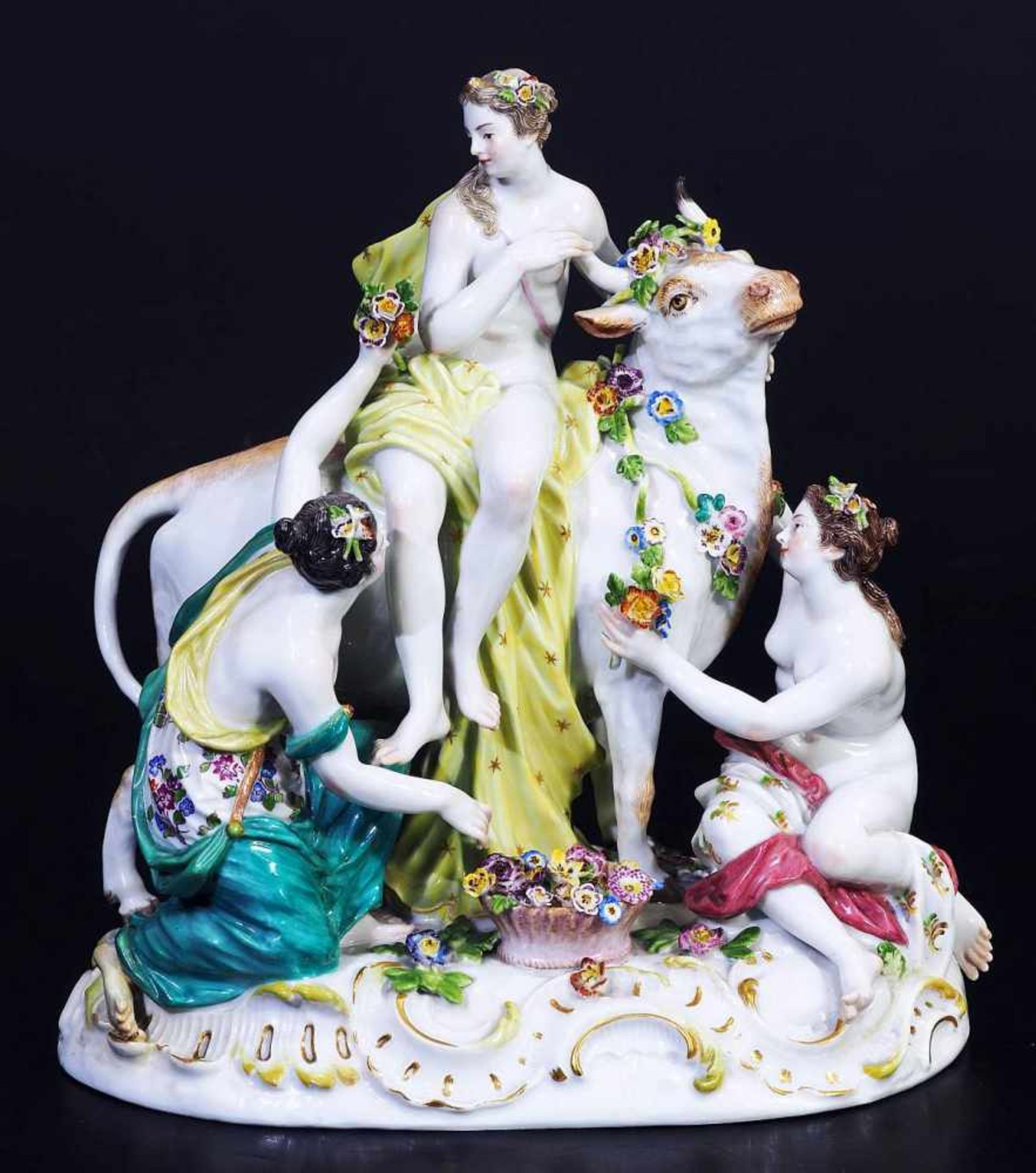 Figurengruppe "Europa auf dem Stier", MEISSEN nach 1934, 1. Wahl. KAENDLER, Johann Joachim. 1706 - Bild 2 aus 10