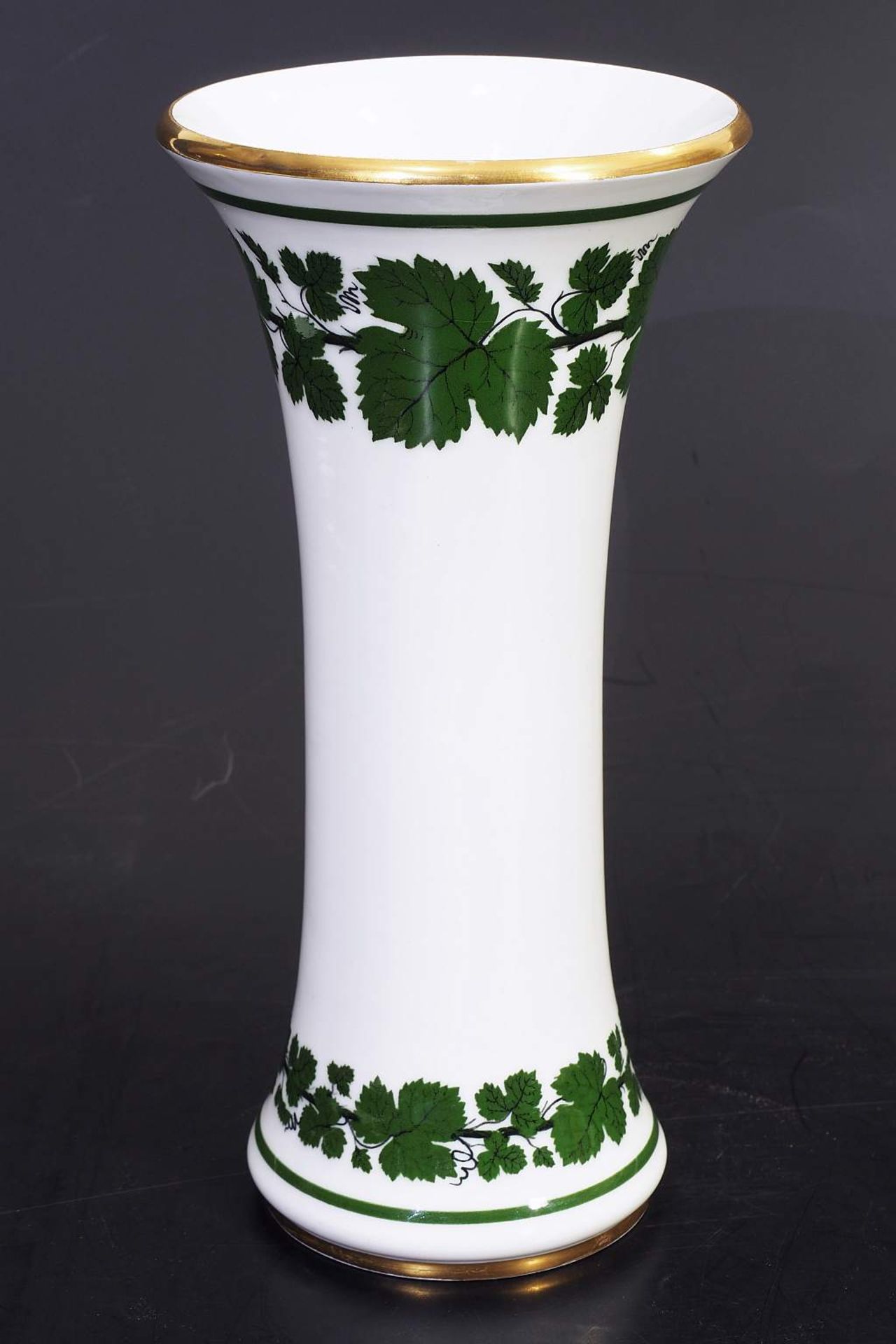 Stangen-Vase. MEISSEN nach 1954, 1. Wahl.Stangen-Vase. MEISSEN nach 1954, 1. Wahl. Grüne - Bild 4 aus 4