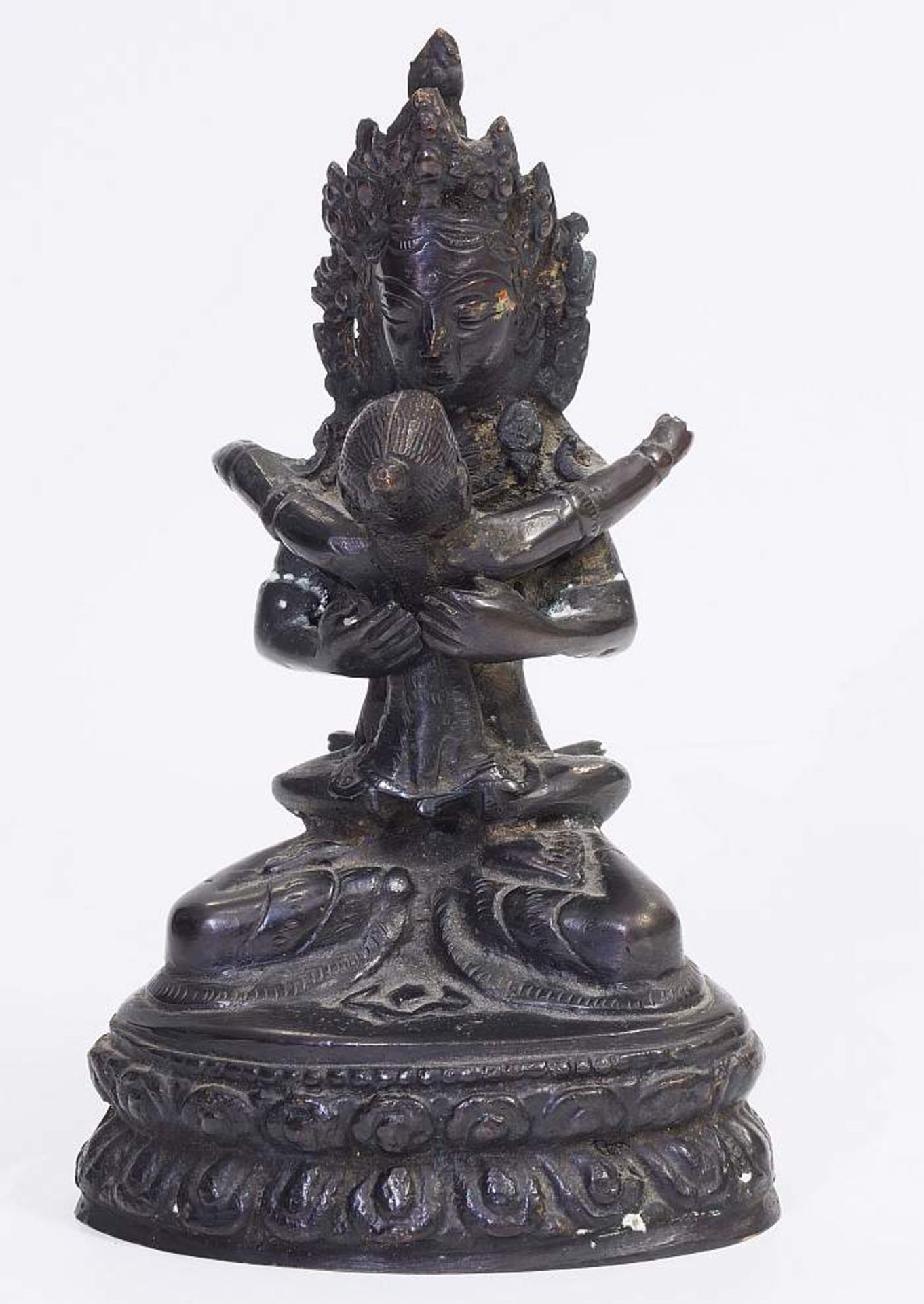 Gottheit Chakrasamvara, Asien 19. /20. JahrhundertGottheit Chakrasamvara, Asien 19. /20.