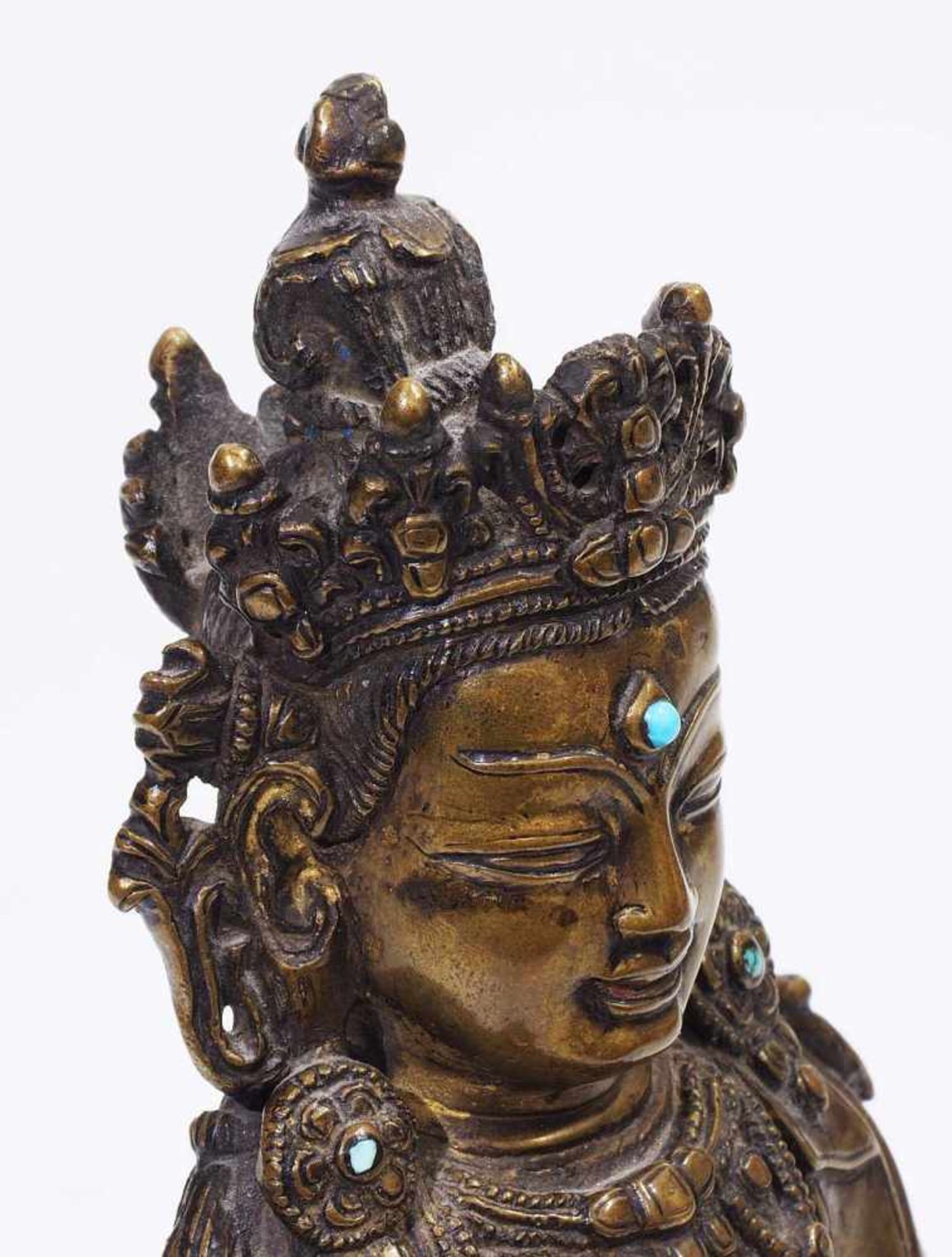 Buddha Dyanibuddha Amitayus. "unendliches Leben". Osttibet ca. 16. Jahrhundert.Buddha Dyanibuddha - Image 8 of 11