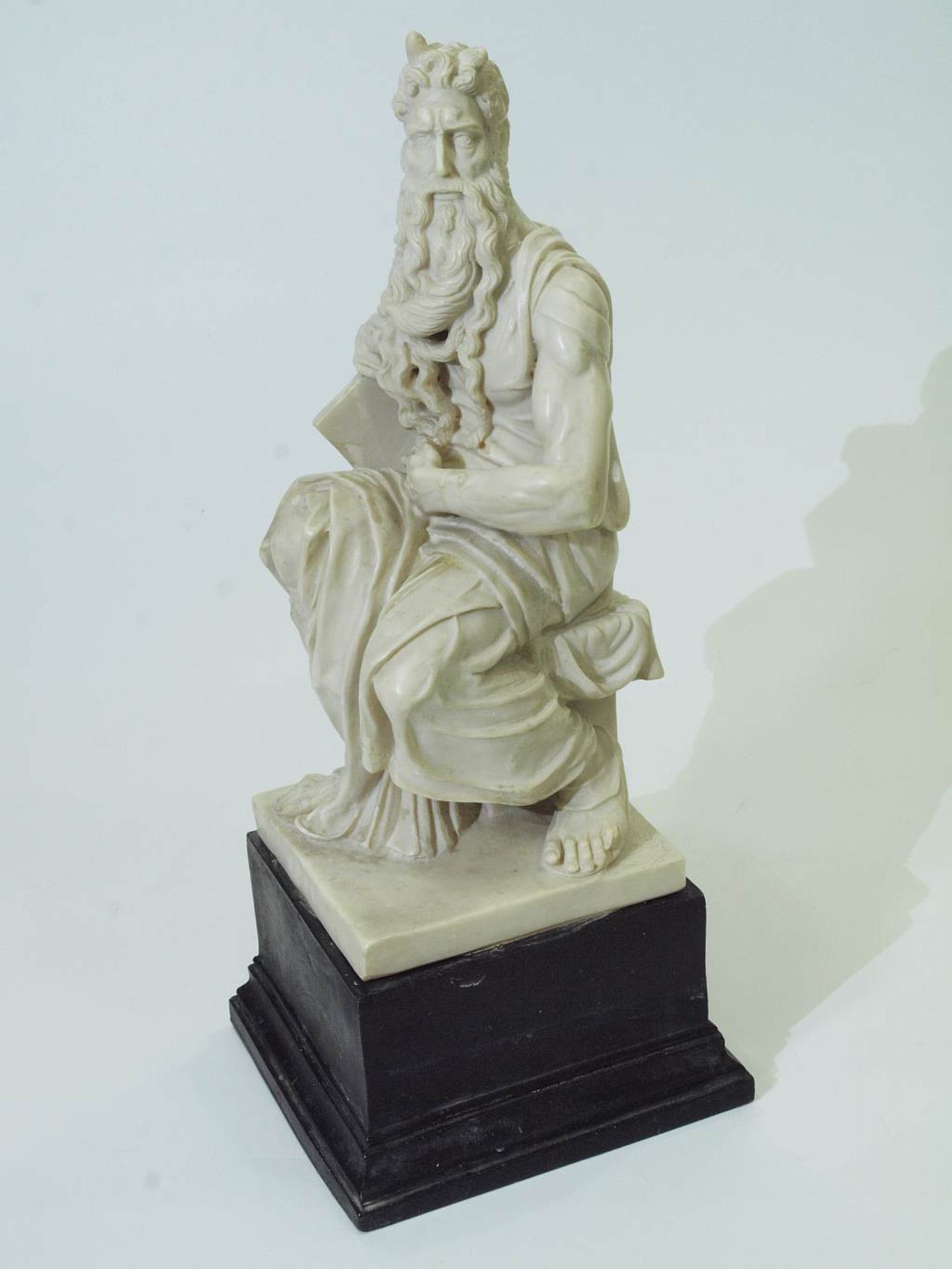 Michelangelos Statue des MosesMichelangelos Statue des Moses. 20. Jahrhundert. Wohl Masse aus - Bild 3 aus 8